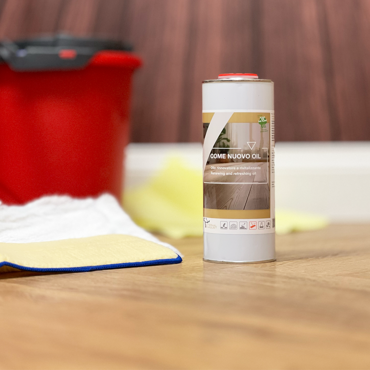 il #n1 - COME NUOVO OIL - Olio INTERNO / ESTERNO per parquet - manutenzione senza rischio, a base di oli vegetali e cere pregiate - Di Eternal Parquet - Eternal Parquet