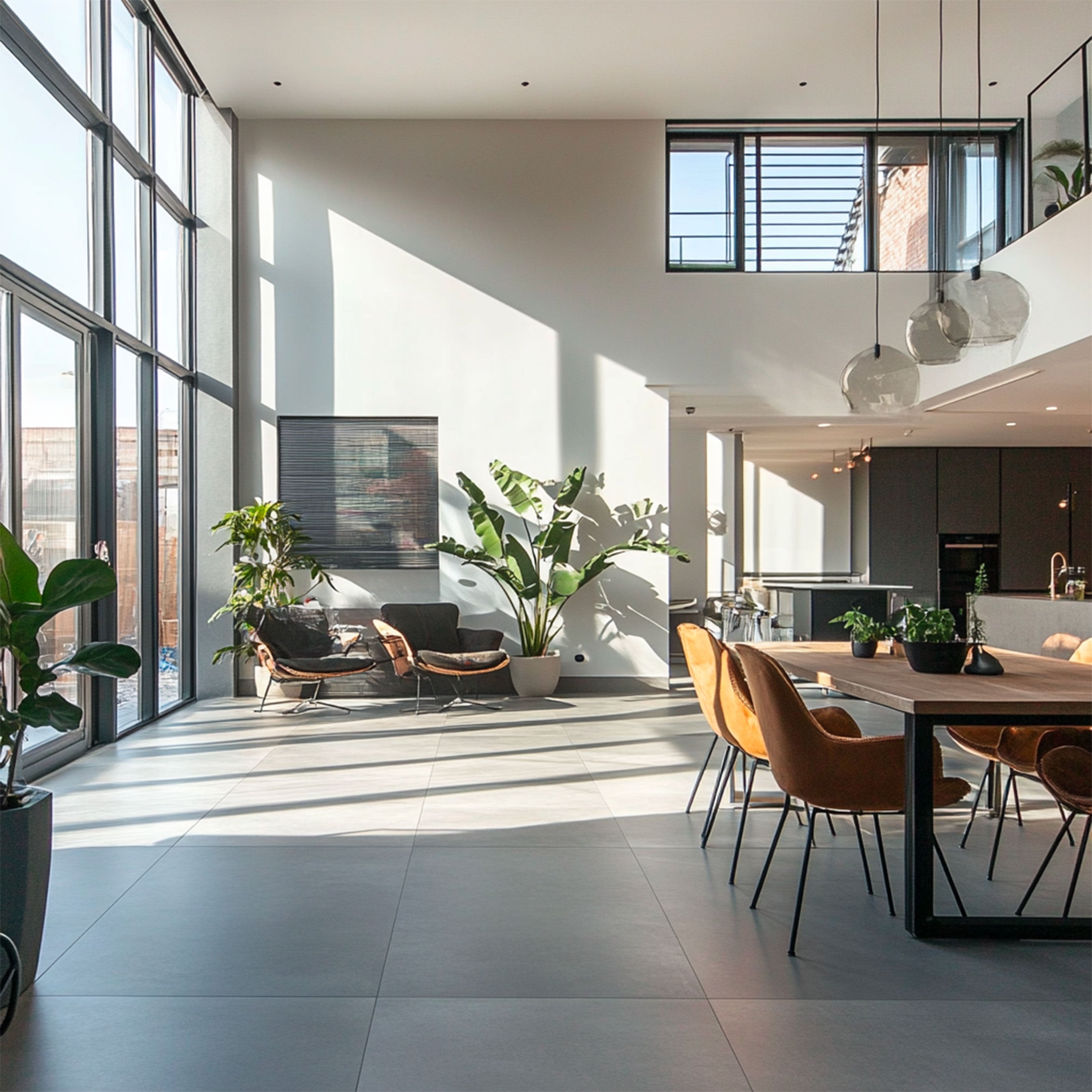 TAAC! il Pavimento SPC in Polvere di Pietra Fast-click 5mm (sp.4+1) eff. Cemento 610X305mm mod. ALTAIR - Eternal Parquet