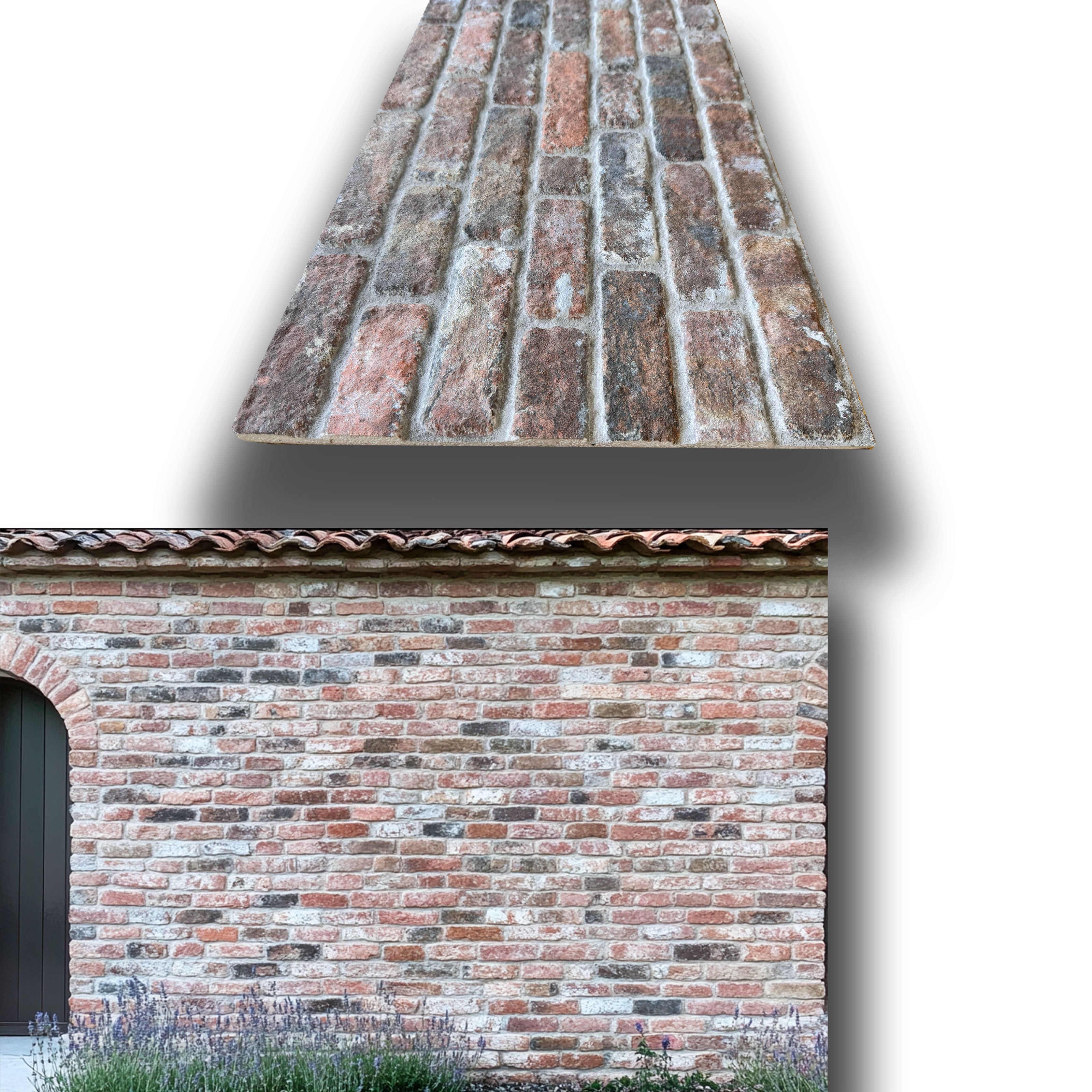 CAPPOTTO esterno - interno isolante in STYROFOAM 3D da 2cm con sabbiatura e malta mattoni Rustici - Eternal Parquet