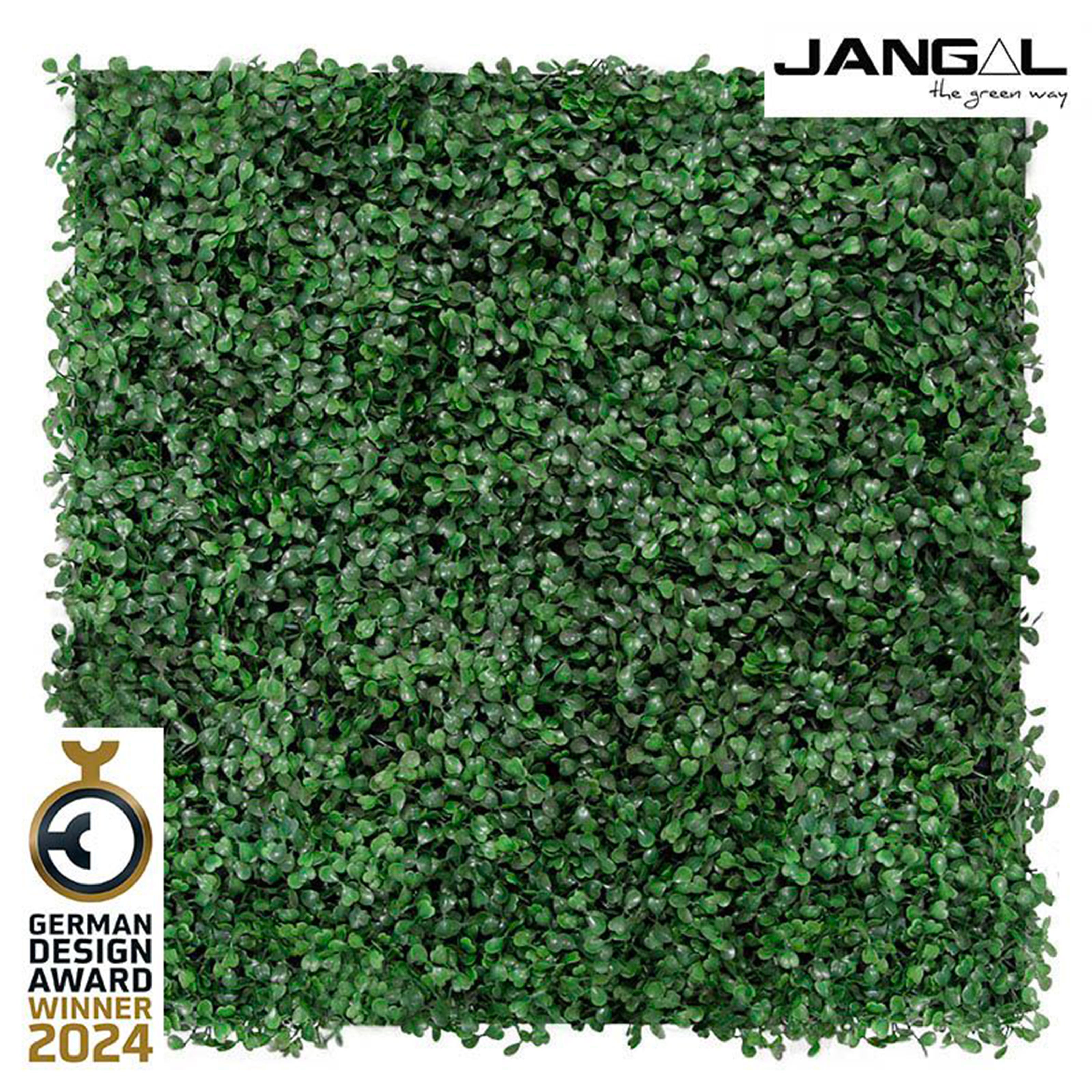 JANGAL Pannelli acustici Modulabili in FLORA sintetica ULTRAREALISTICA 52x52cm mod. DARK BUXUS - Eternal Parquet