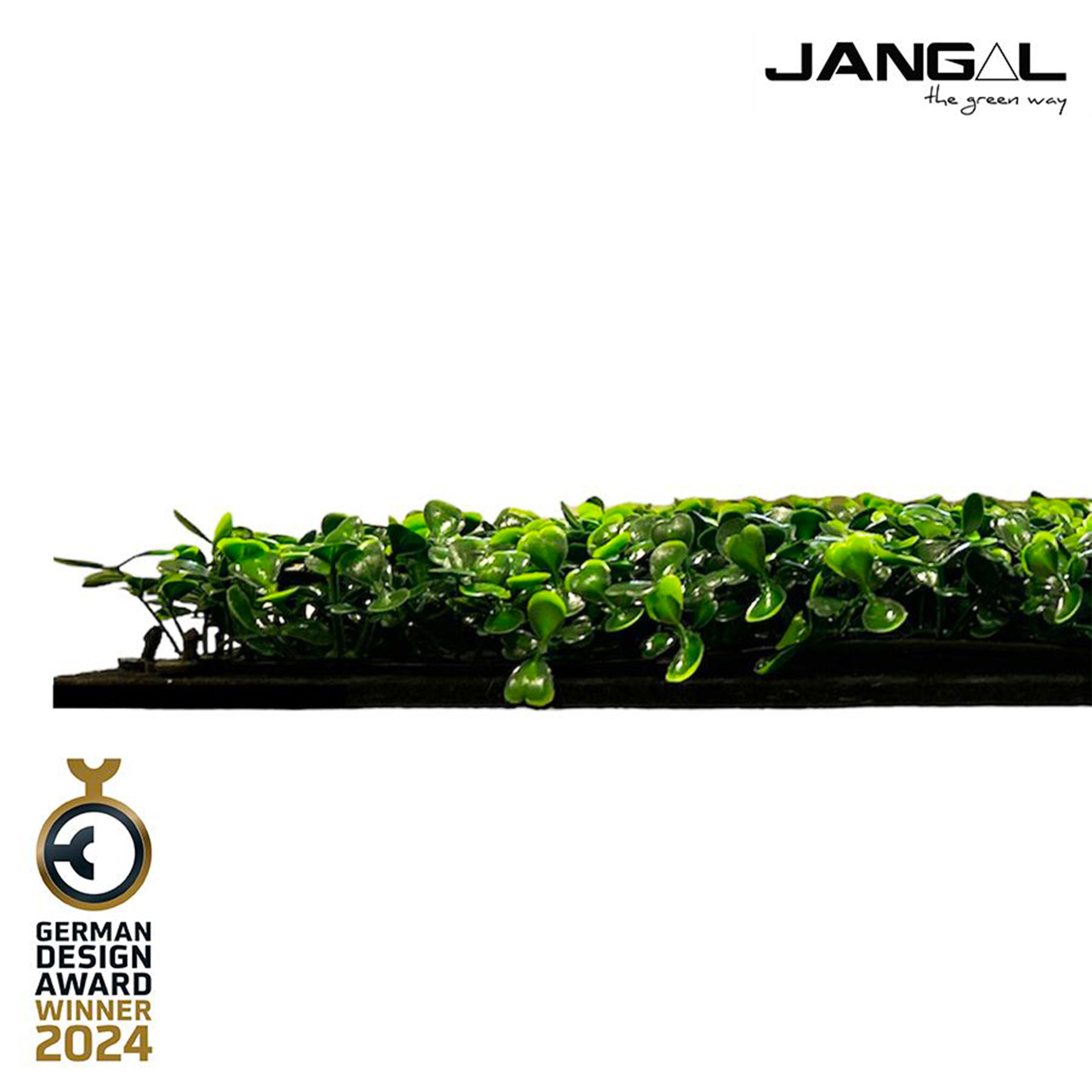 JANGAL Pannelli acustici Modulabili in FLORA sintetica ULTRAREALISTICA 52x52cm mod. DARK BUXUS - Eternal Parquet