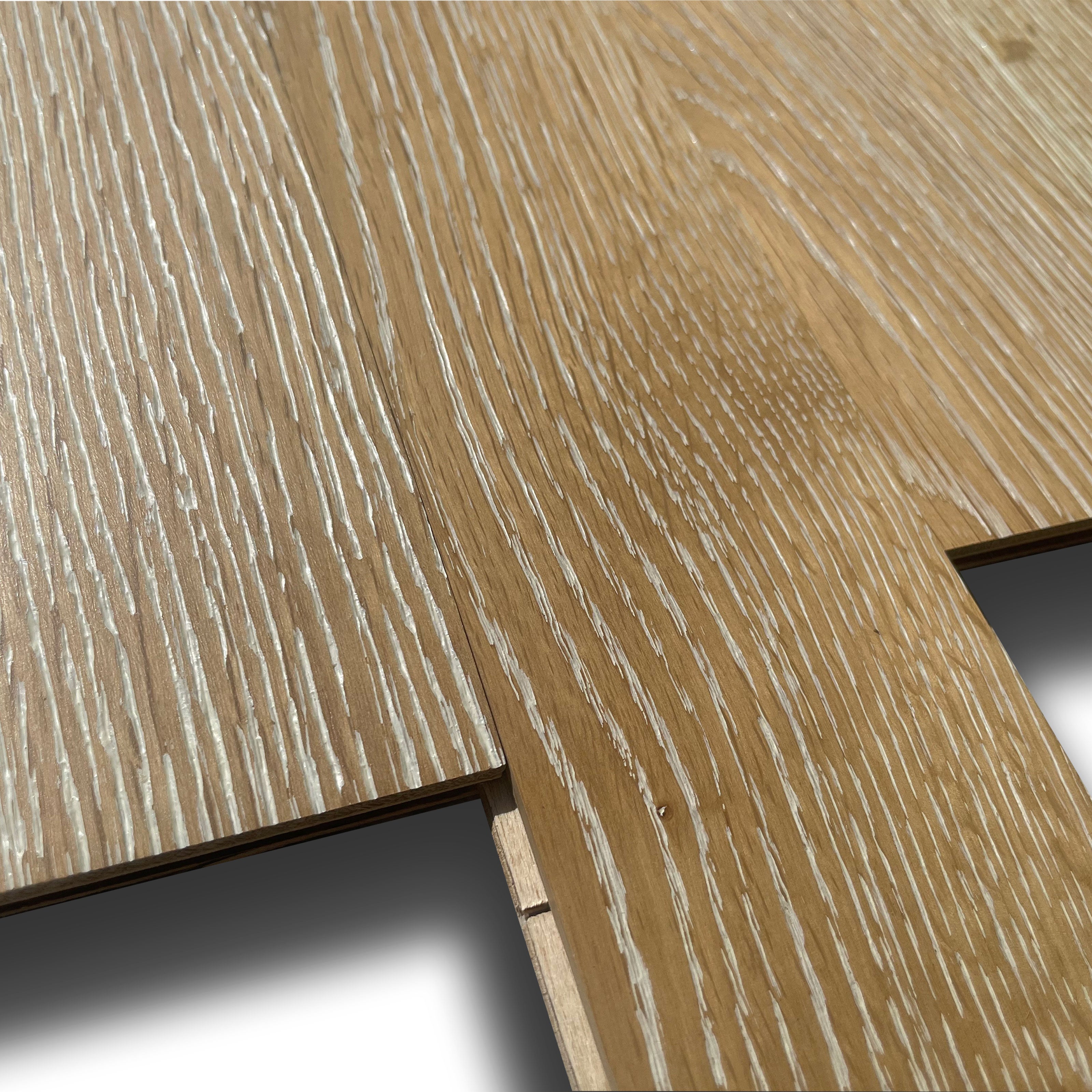 €22,90mq * STOCK GARBELOTTO * Lotto da 57mq di Parquet DECAPATO in legno di Rovere 10x70x400/600 - Eternal Parquet