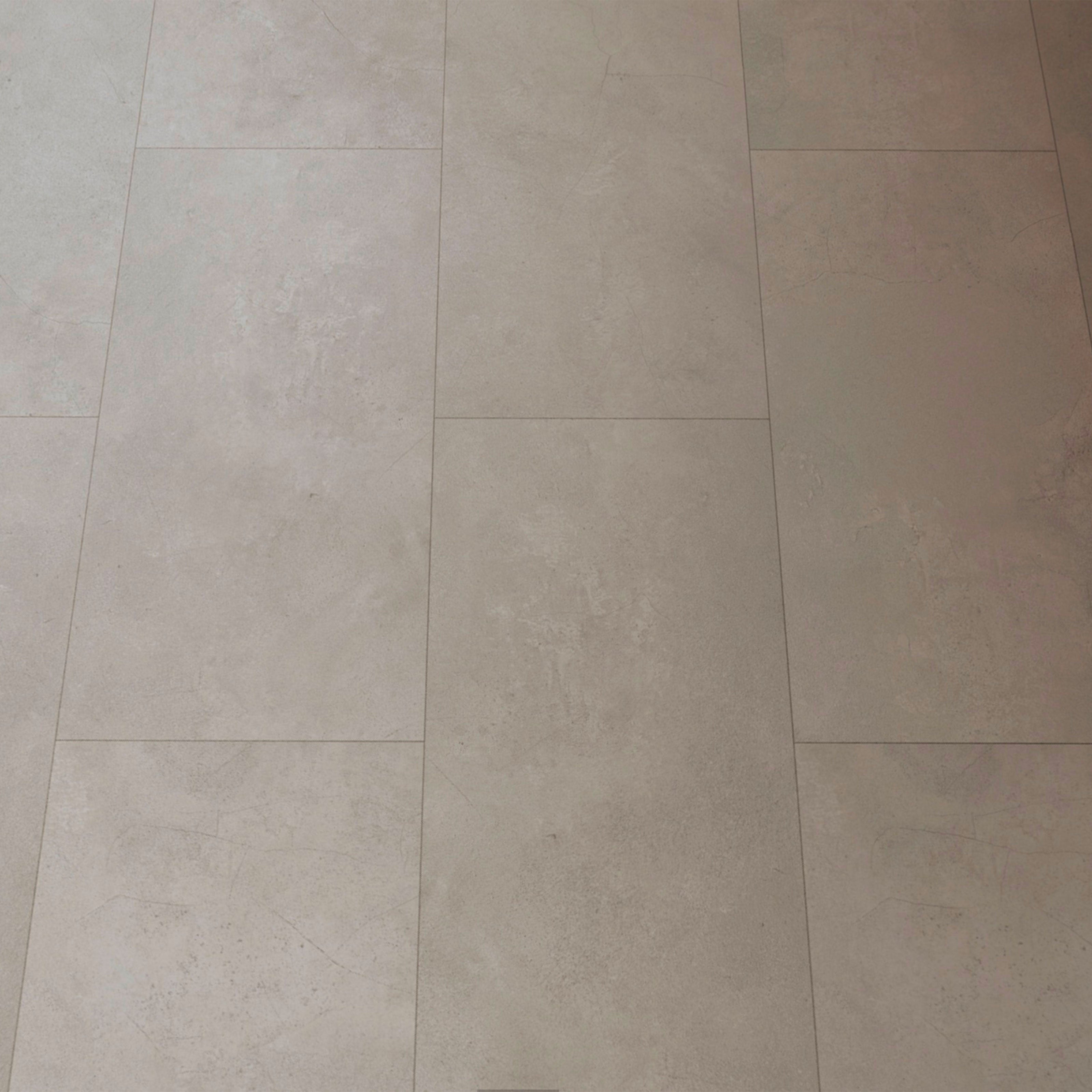 TAAC! il Pavimento SPC in Polvere di Pietra Fast-click 5mm (sp.4+1) eff. Cemento 610X305mm mod. DENEB - Eternal Parquet