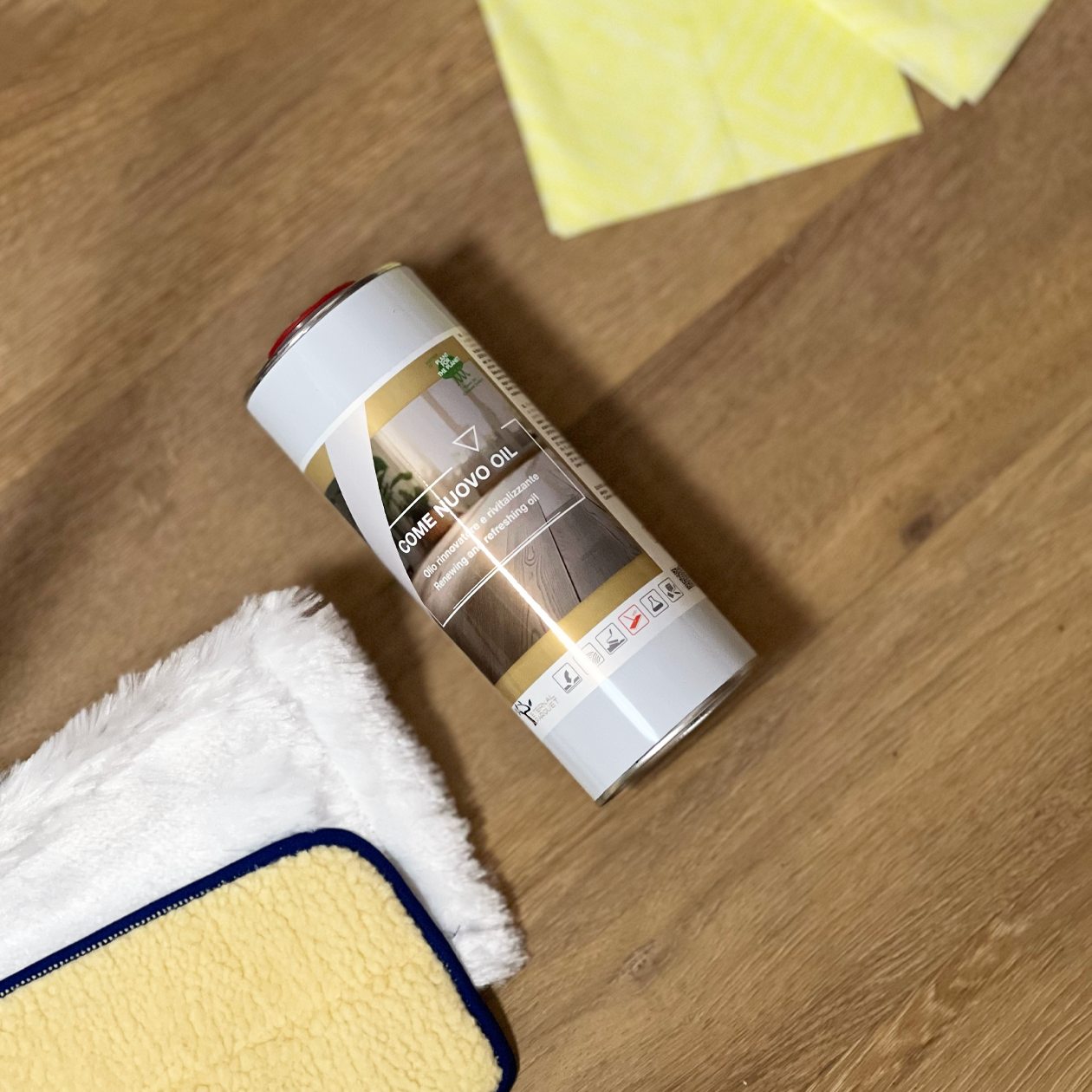 il #n1 - COME NUOVO OIL - Olio INTERNO / ESTERNO per parquet - manutenzione senza rischio, a base di oli vegetali e cere pregiate - Di Eternal Parquet - Eternal Parquet