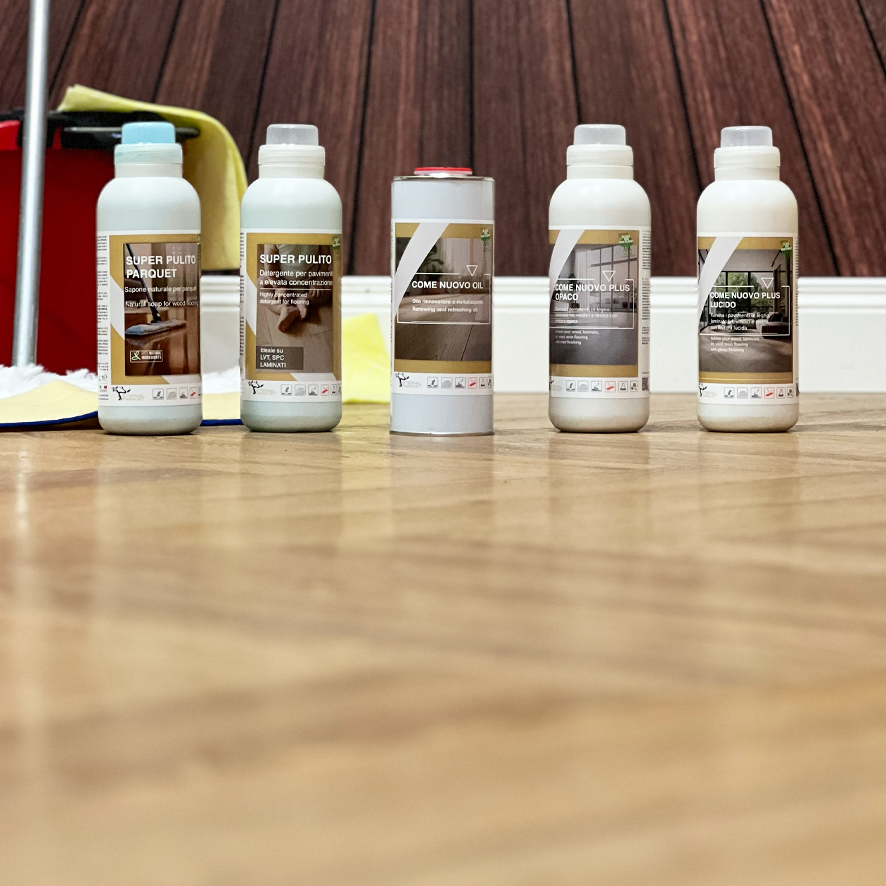 il #n1 - COME NUOVO lucido o opaco - rigenerante NATURALE per PARQUET, spc, laminati, resine e gress "ELIMINA GRAFFI e crea un film protettivo" Di Eternal Parquet - Eternal Parquet