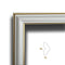 Cornice Bugna Preassemblata per Boiserie in polimeri linea GOLD (doppio filo oro) bianco Avorio 9010 varie dimensioni - Eternal Parquet