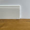 Battiscopa PREMIUM in legno MASSELLO mod.DUCALE 120x15 laccato bianco liscio (prezzo al metro) - Eternal Parquet