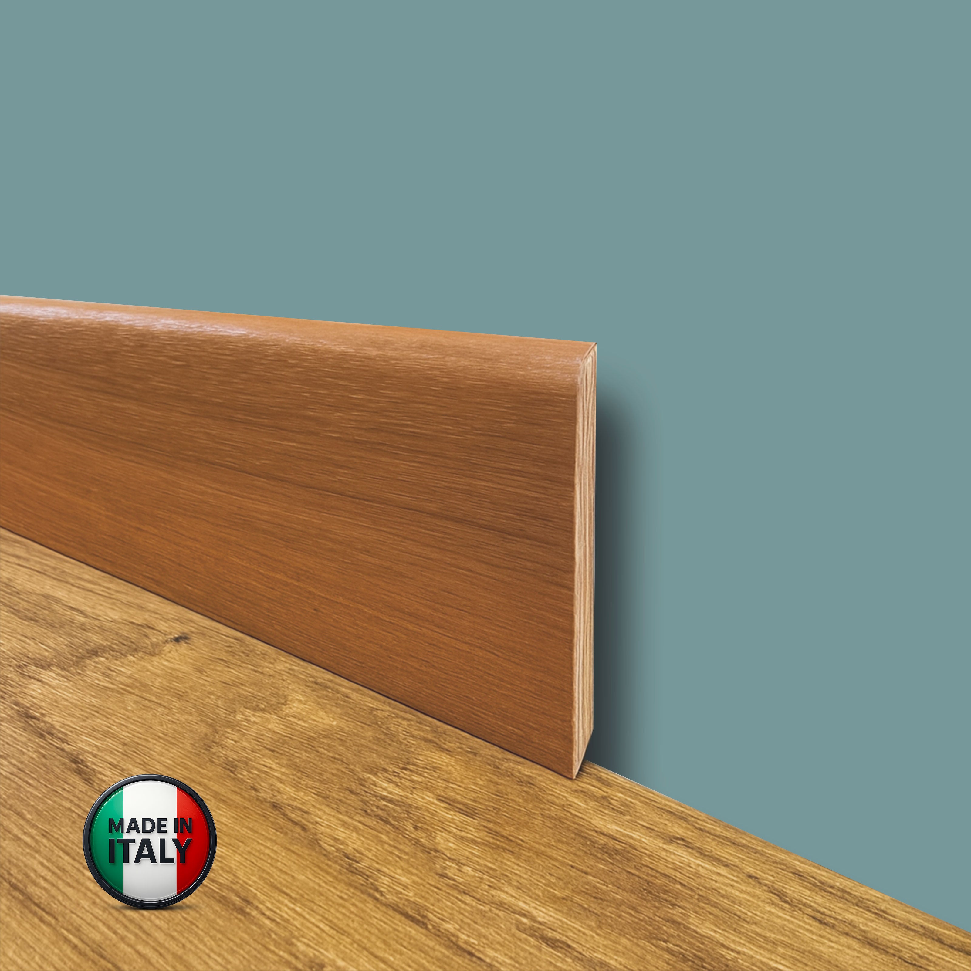 €1,49ml ** FUORI TUTTO ** Lotti da 94ml di Battiscopa in legno multistrato impiall. DOUSSIE 80x13 - Eternal Parquet