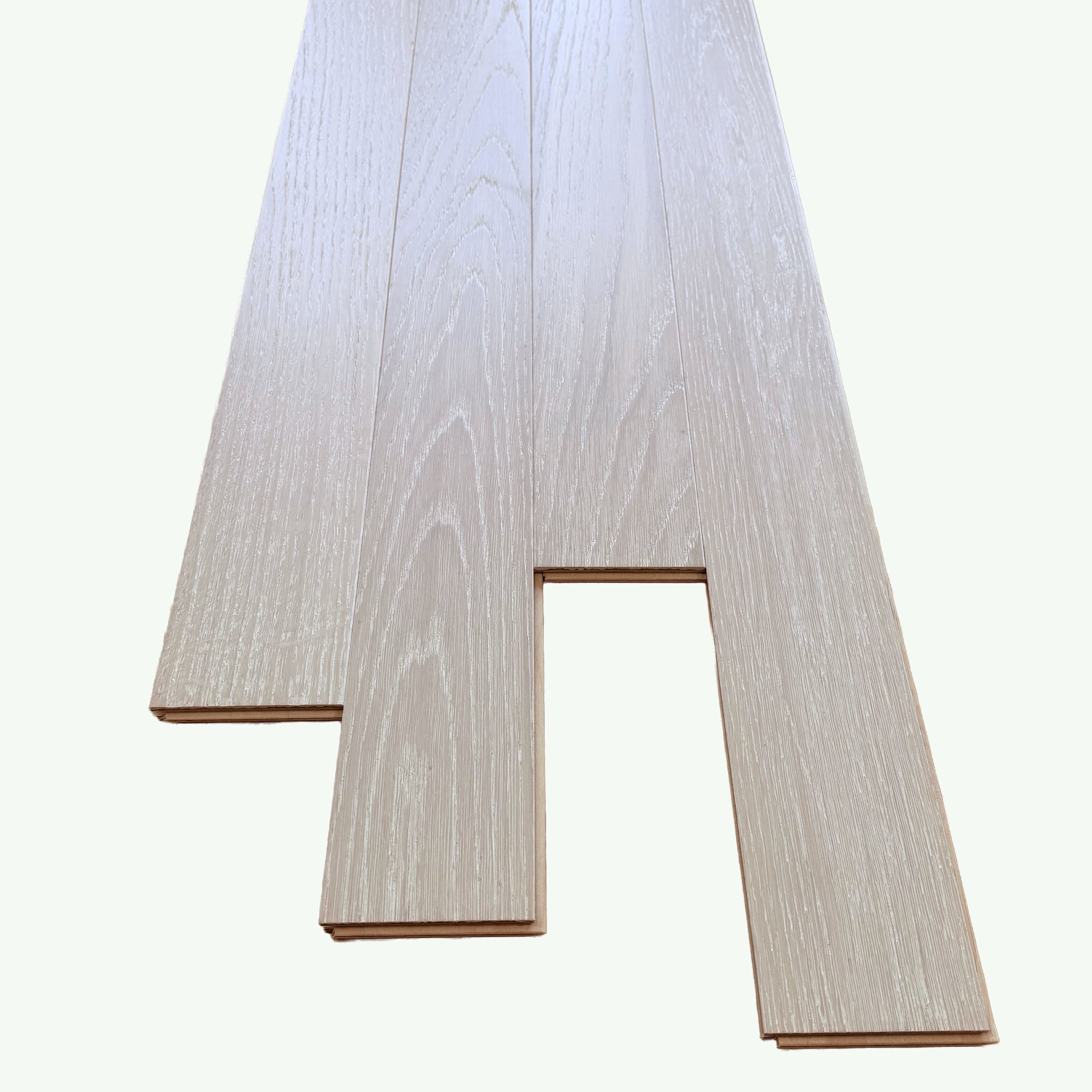 €29,99MQ *STOCK LUXURY* Lotti da 58mq Parquet ROVERE SBIANCATO spina italiana spazz. 14,5x90x900mm (3mm nobile) - Eternal Parquet