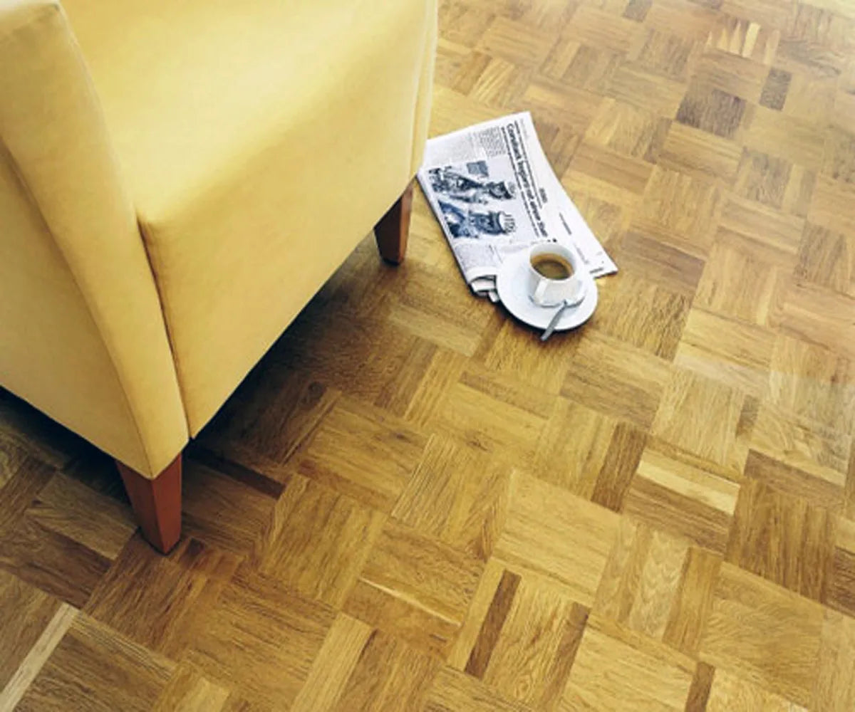 Pacco da 4,92mq di Parquet tradizionale massello Quadrotte a mosaico grezze ROVERE 160x160x8mm € 39.99/Mq - Eternal Parquet