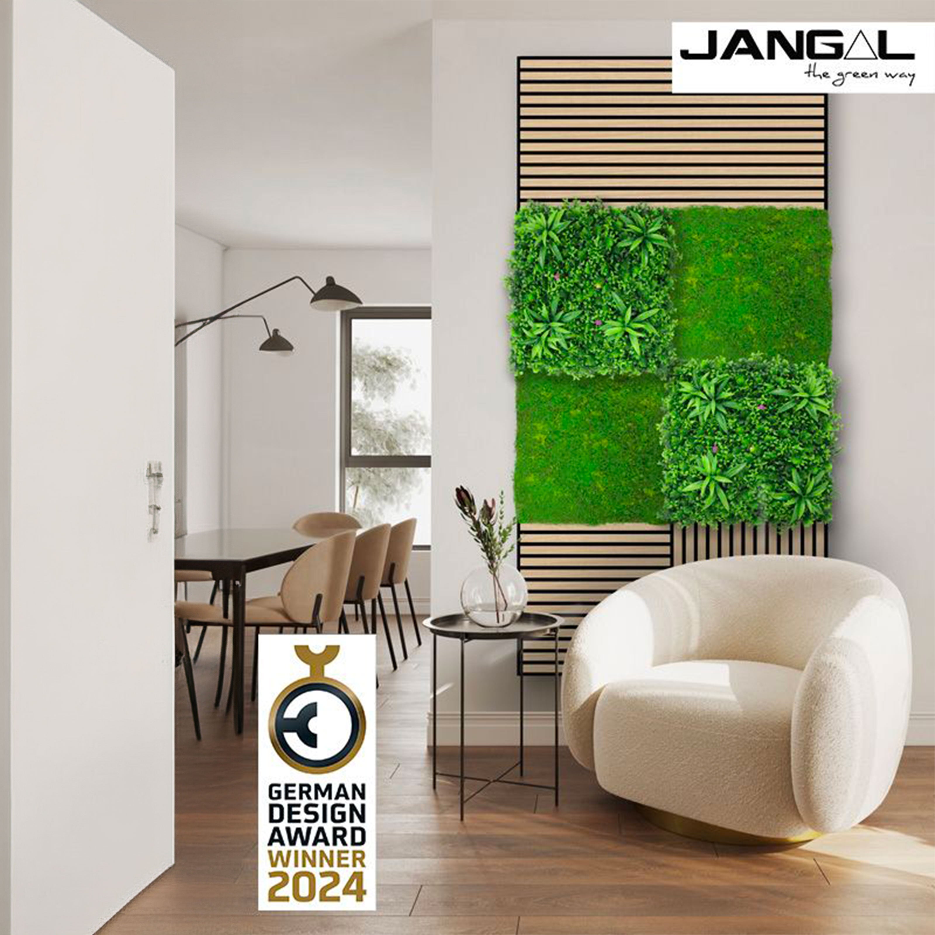 JANGAL Pannelli acustici Modulabili in FLORA sintetica ULTRAREALISTICA 52x52cm mod. TROPICAL - Eternal Parquet
