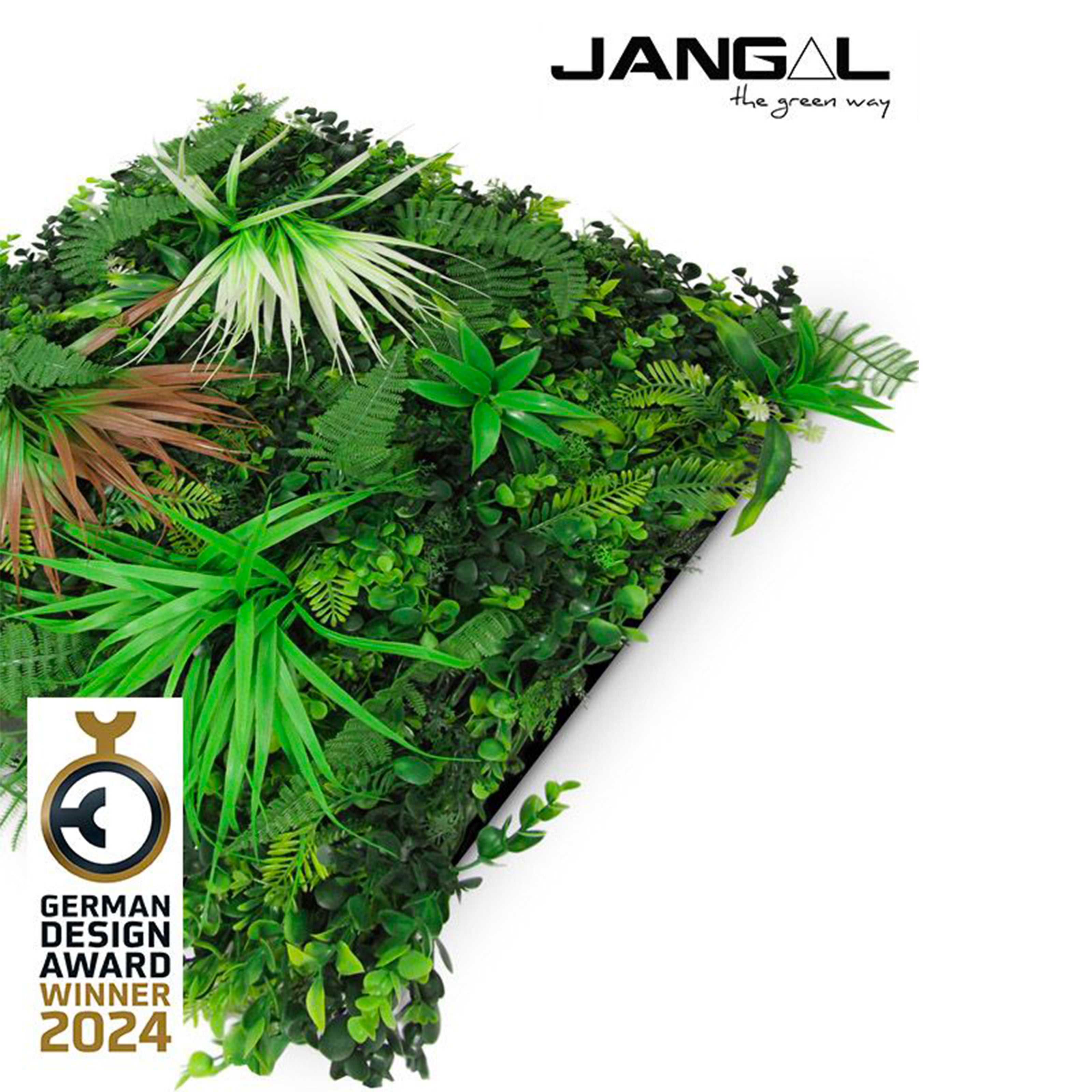 JANGAL Pannelli acustici Modulabili in FLORA sintetica ULTRAREALISTICA 52x52cm mod. EXOTIC - Eternal Parquet