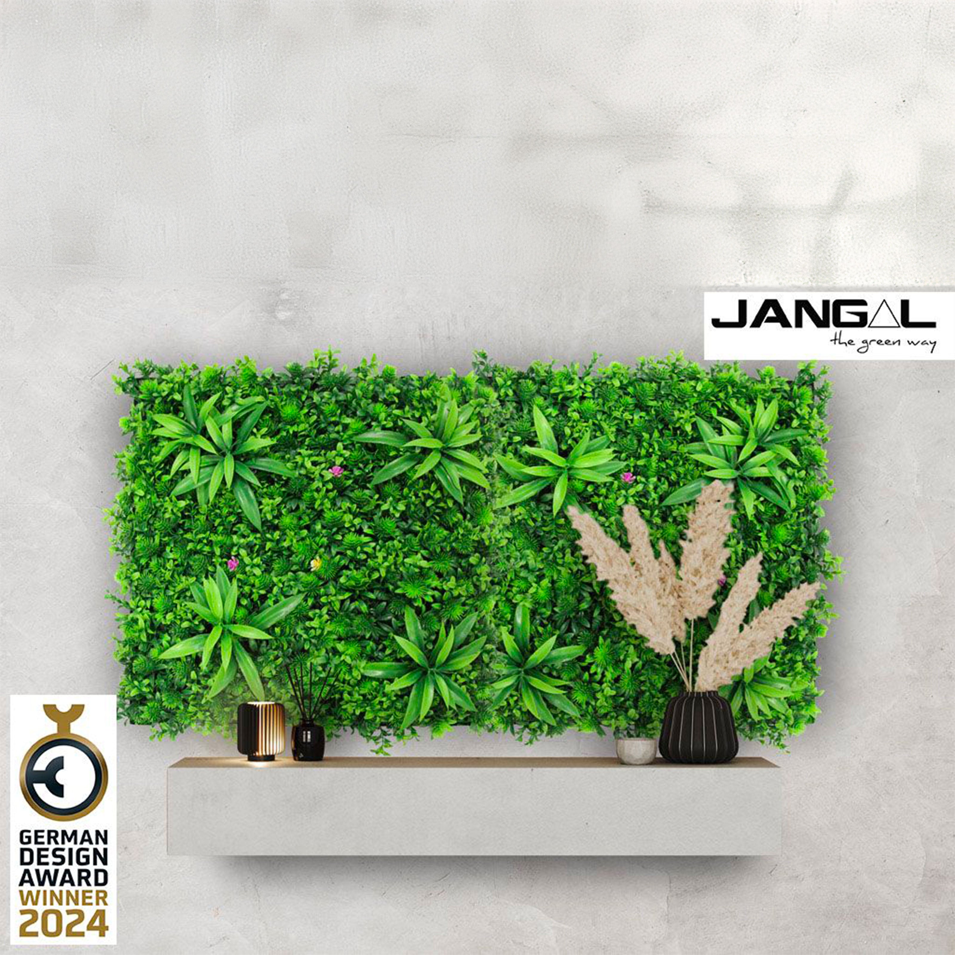 JANGAL Pannelli acustici Modulabili in FLORA sintetica ULTRAREALISTICA 52x52cm mod. TROPICAL - Eternal Parquet