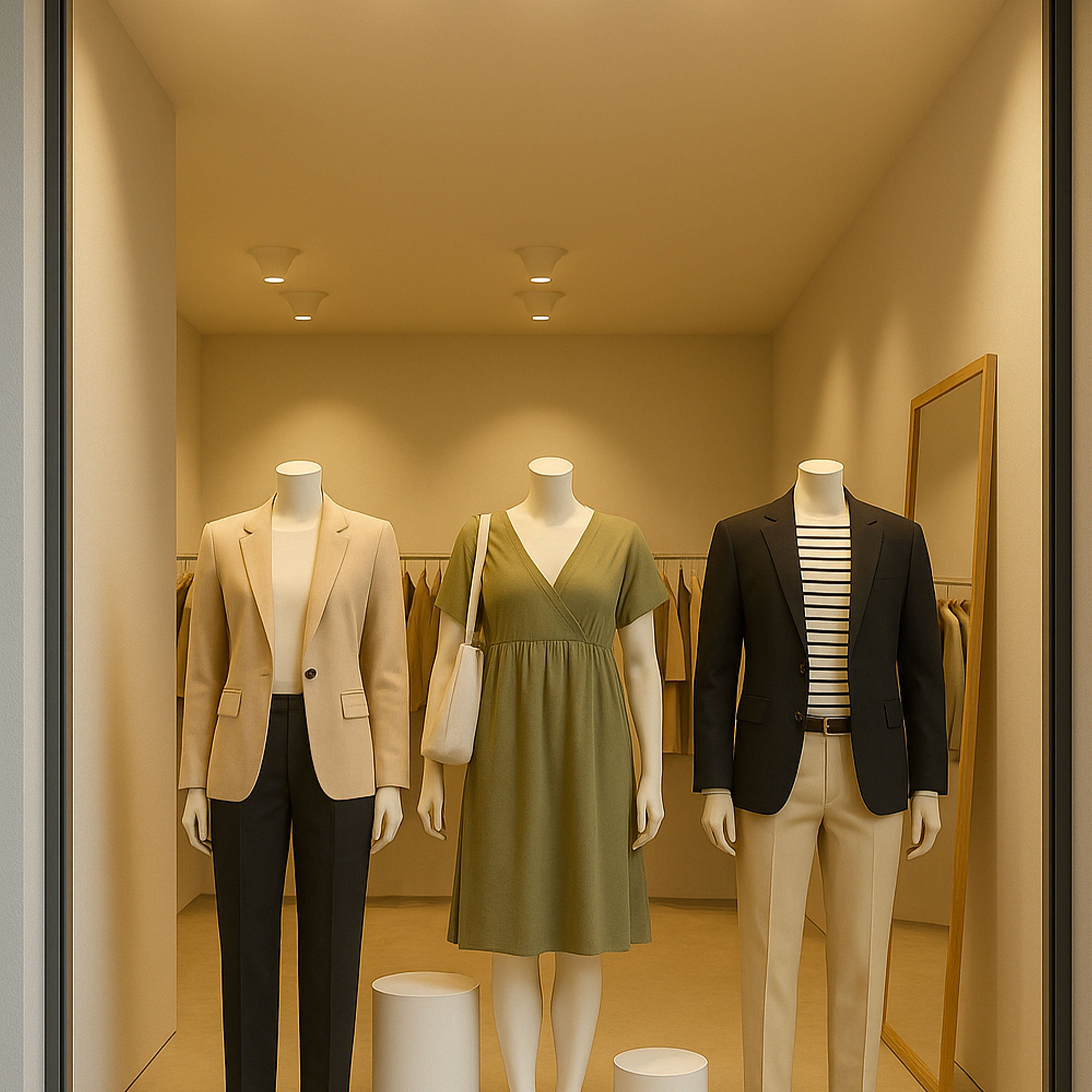 *STOCK* Portafaretto In Gesso Ceramico ad incasso CONO 220x220mm 40W GU10 IP20 - Eternal Parquet