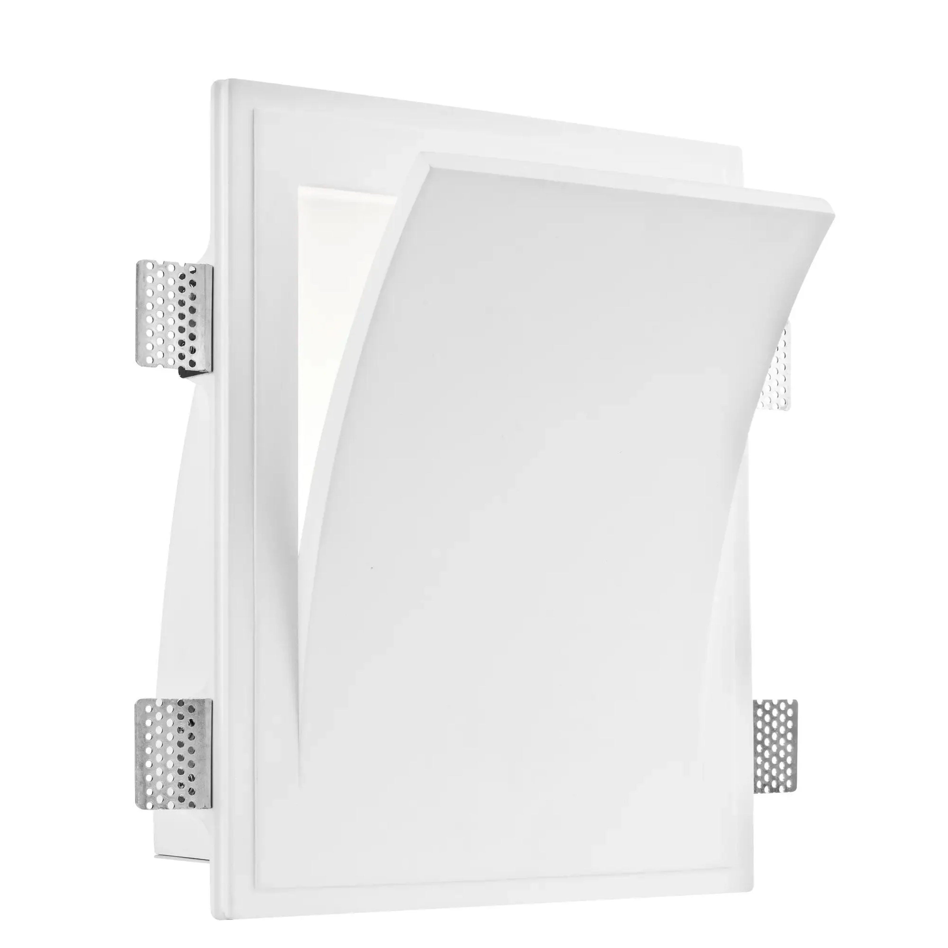 *STOCK* Portafaretto In Gesso Ceramico ad incasso 250x310x95mm 40W GU10 IP20 - Eternal Parquet