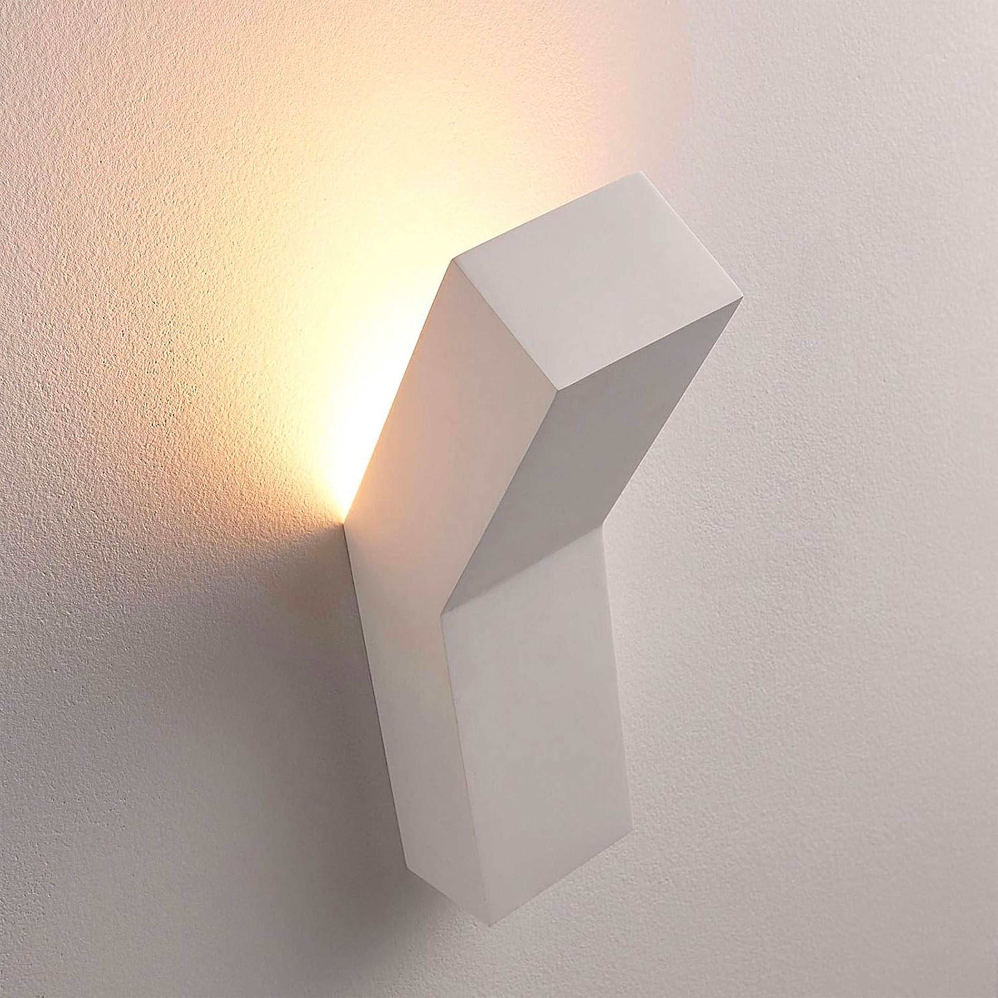 *STOCK* Portafaretto In Gesso Ceramico a muro 135x300mm 40W G9 IP20 - Eternal Parquet