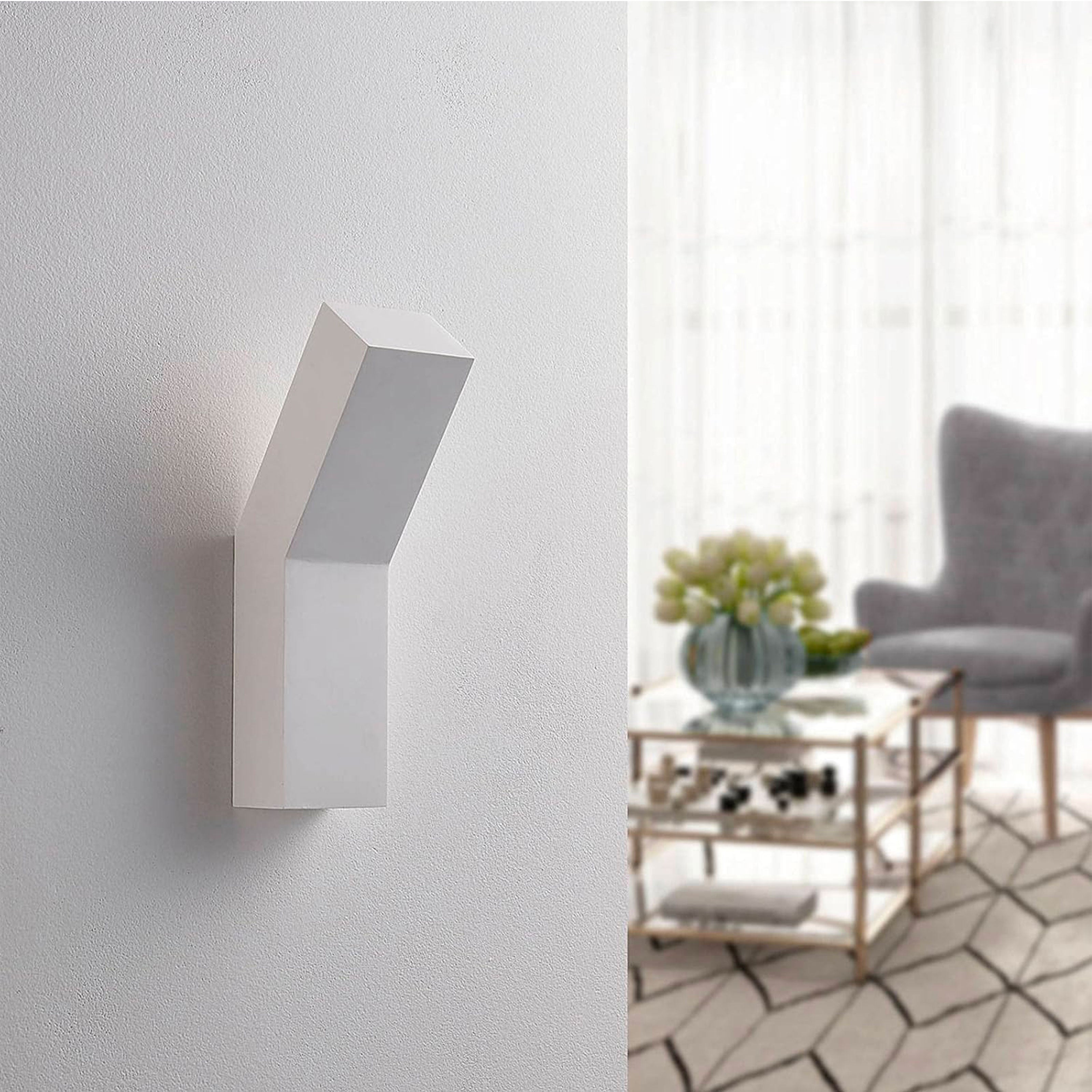 *STOCK* Portafaretto In Gesso Ceramico a muro 135x300mm 40W G9 IP20 - Eternal Parquet