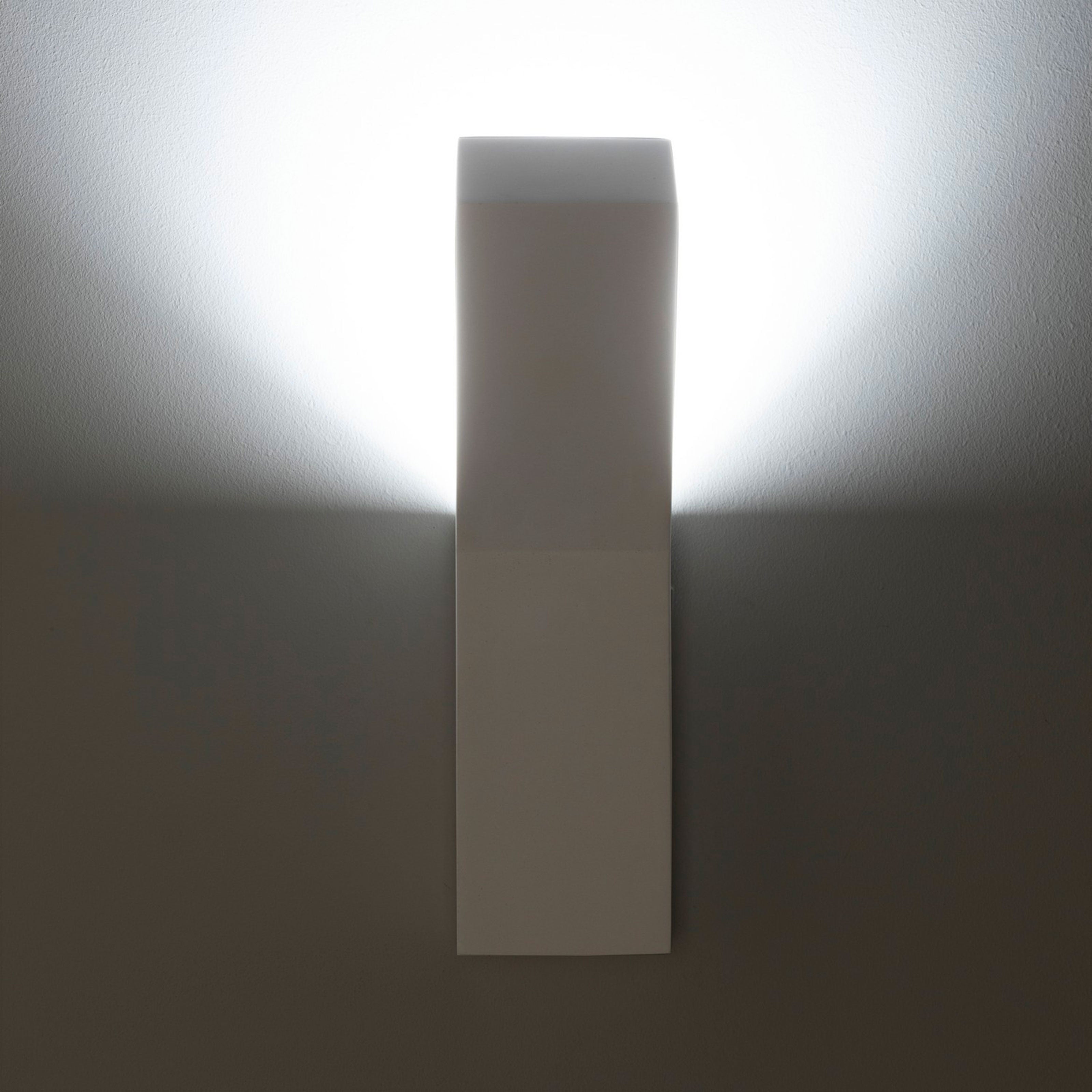 *STOCK* Portafaretto In Gesso Ceramico a muro 135x300mm 40W G9 IP20 - Eternal Parquet