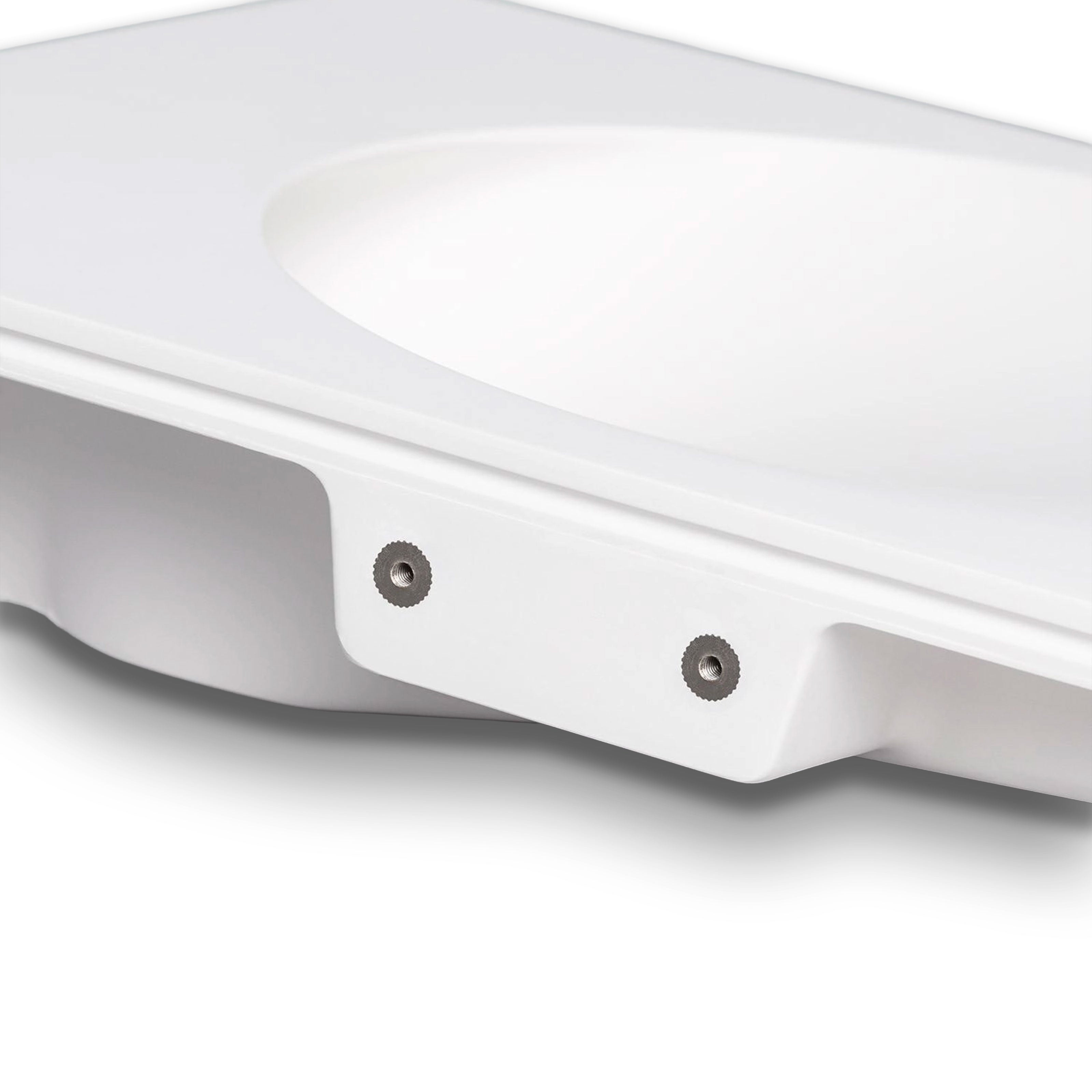 *STOCK* Portafaretto In Gesso Ceramico ad incasso GHOST 350x290x75mm foro 13cm 40W GU10 IP20 - Eternal Parquet