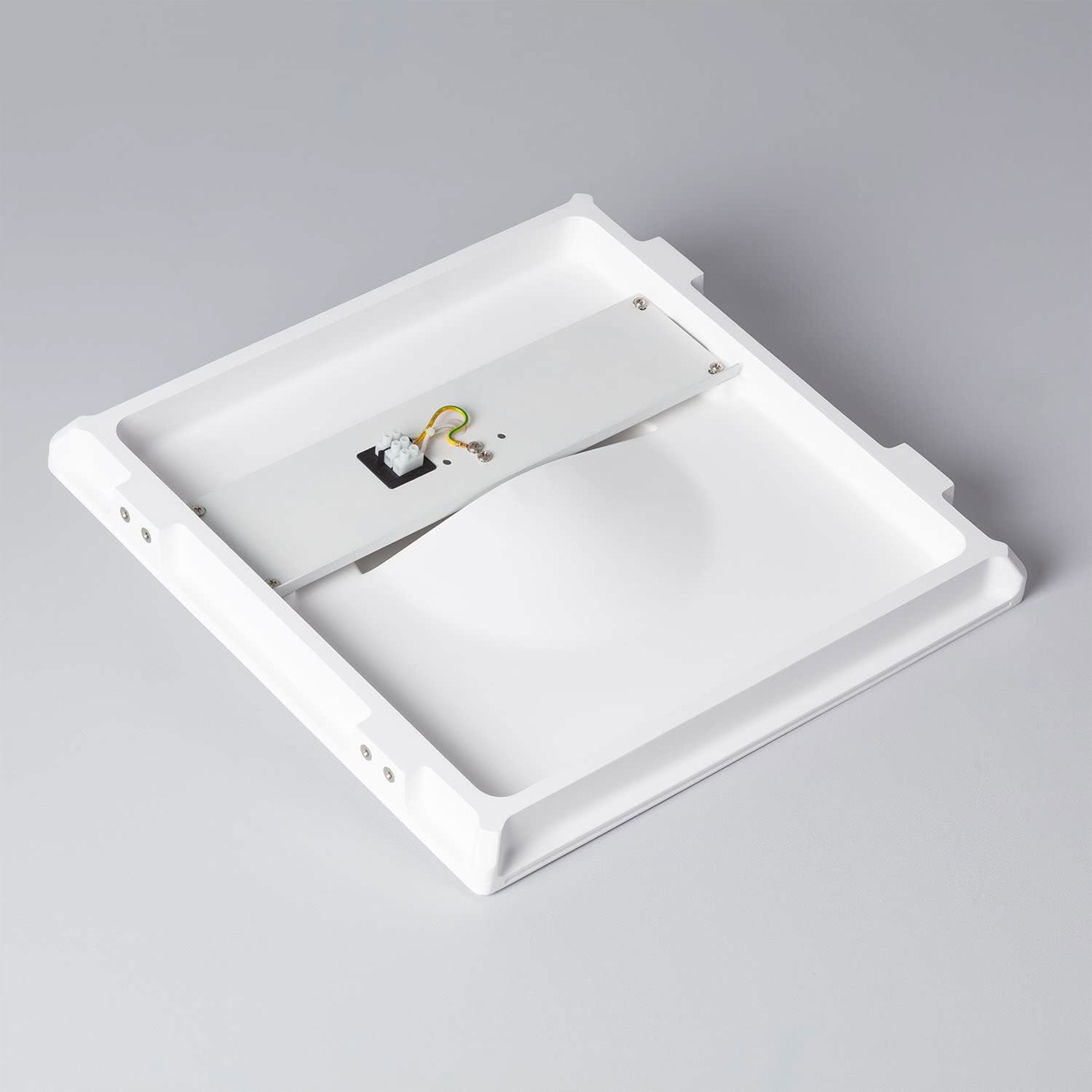 *STOCK* Portafaretto In Gesso Ceramico ad incasso TASCA 400x400mm 40W G9 IP20 - Eternal Parquet