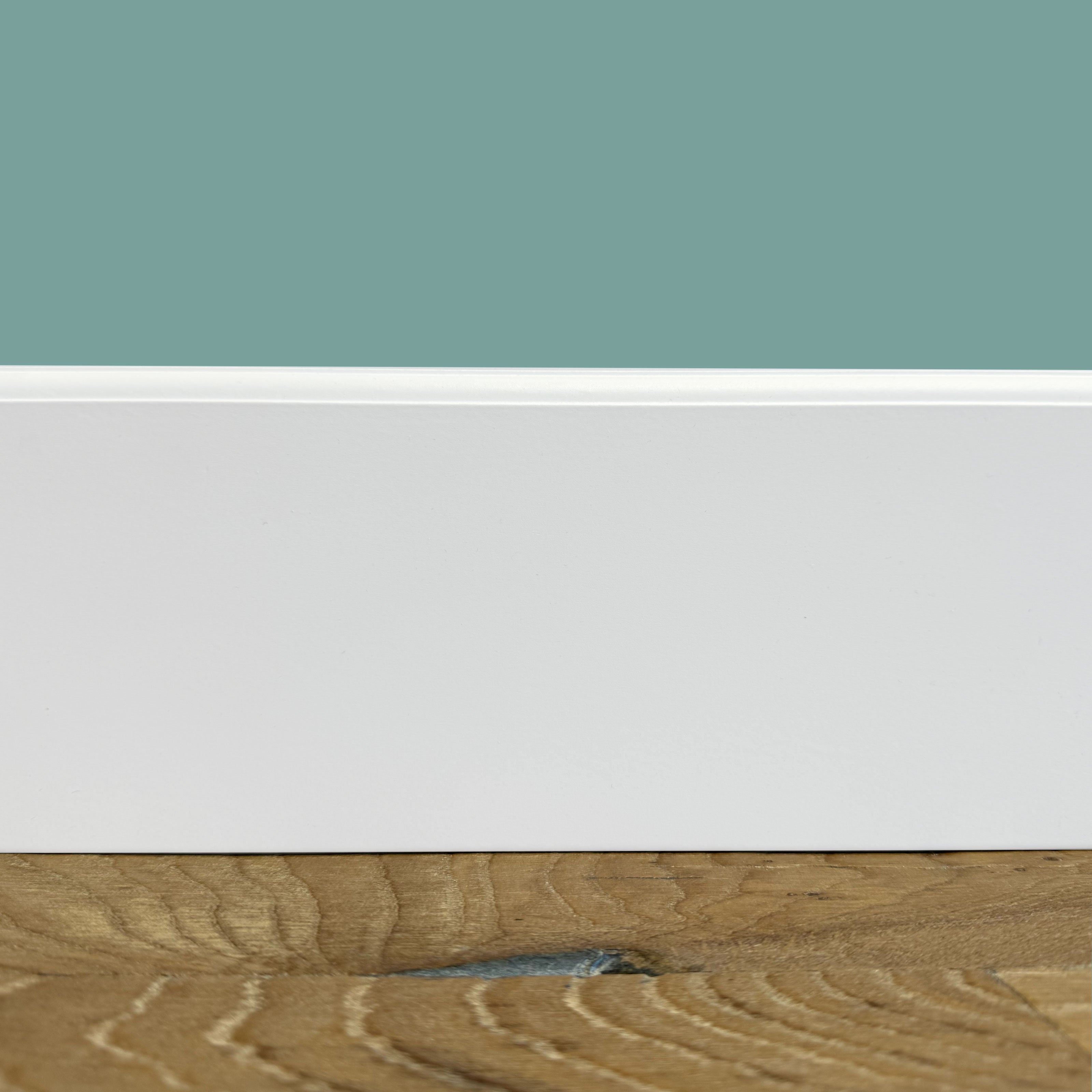 BATTISCOPA ZOCCOLINO FIRENZE in FIBRA DI LEGNO COMPATTA 120X12 BIANCO - Eternal Parquet