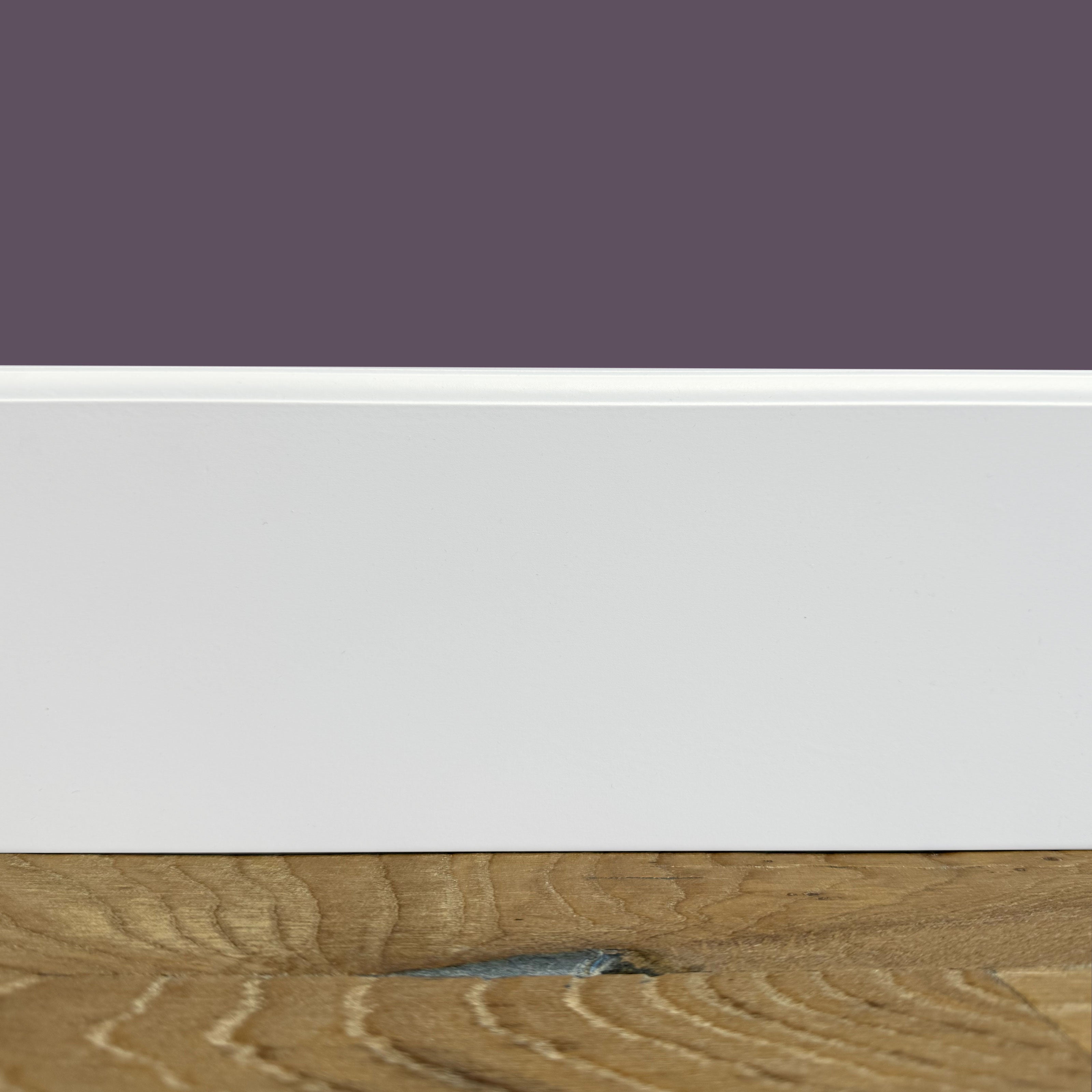 BATTISCOPA ZOCCOLINO FIRENZE in FIBRA DI LEGNO COMPATTA 120X12 BIANCO - Eternal Parquet