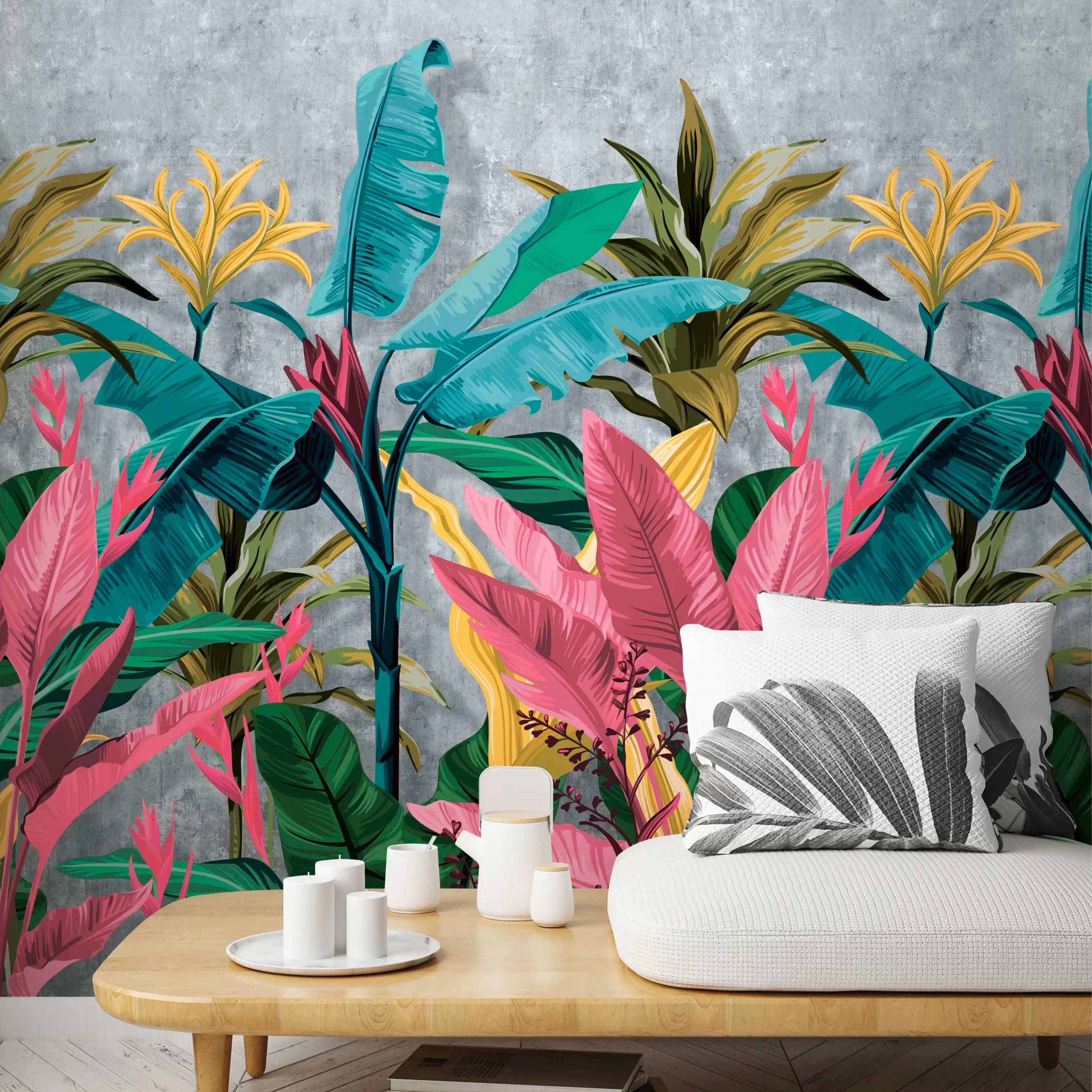 Pannello 159x270cm di Carta da Parati TNT a modulo raccordabile continuativo Voyager POPCL Eternal Parquet