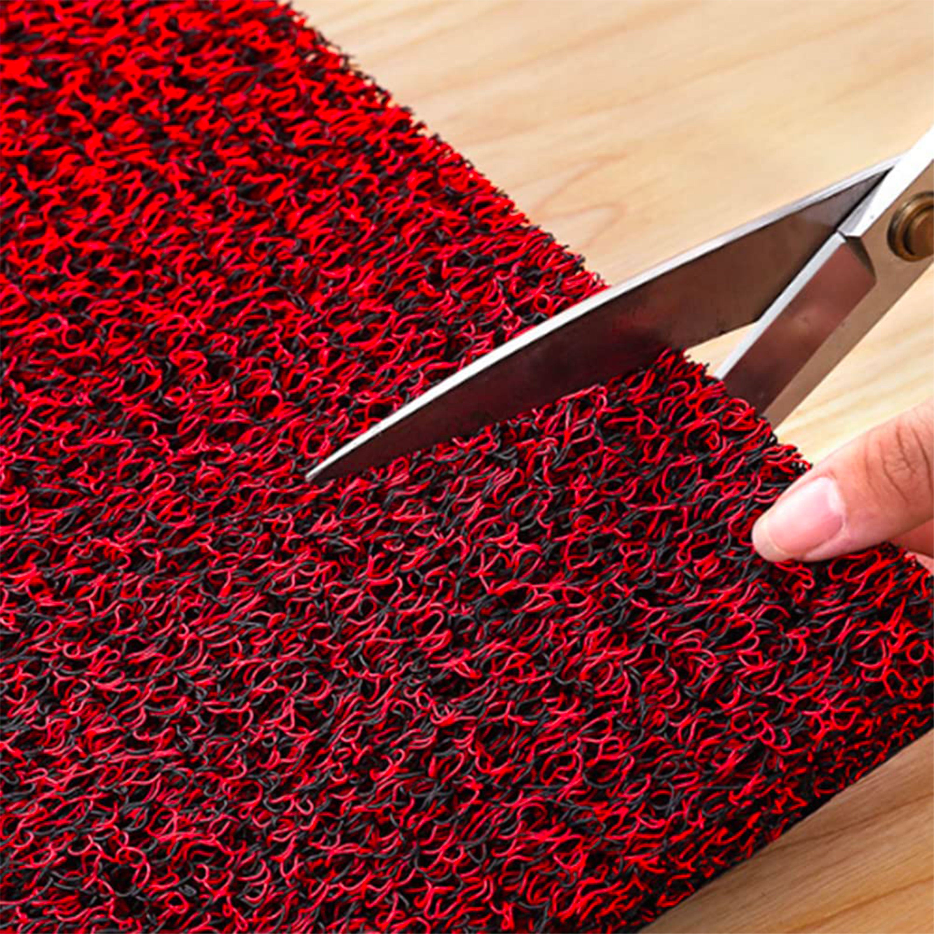 *STOCK* rotolo da 7,32mq di Zerbino asciugapassi riccioli in pvc (1,22x6mt) vari colori 10/14mm con e senza sottofondo - Eternal Parquet