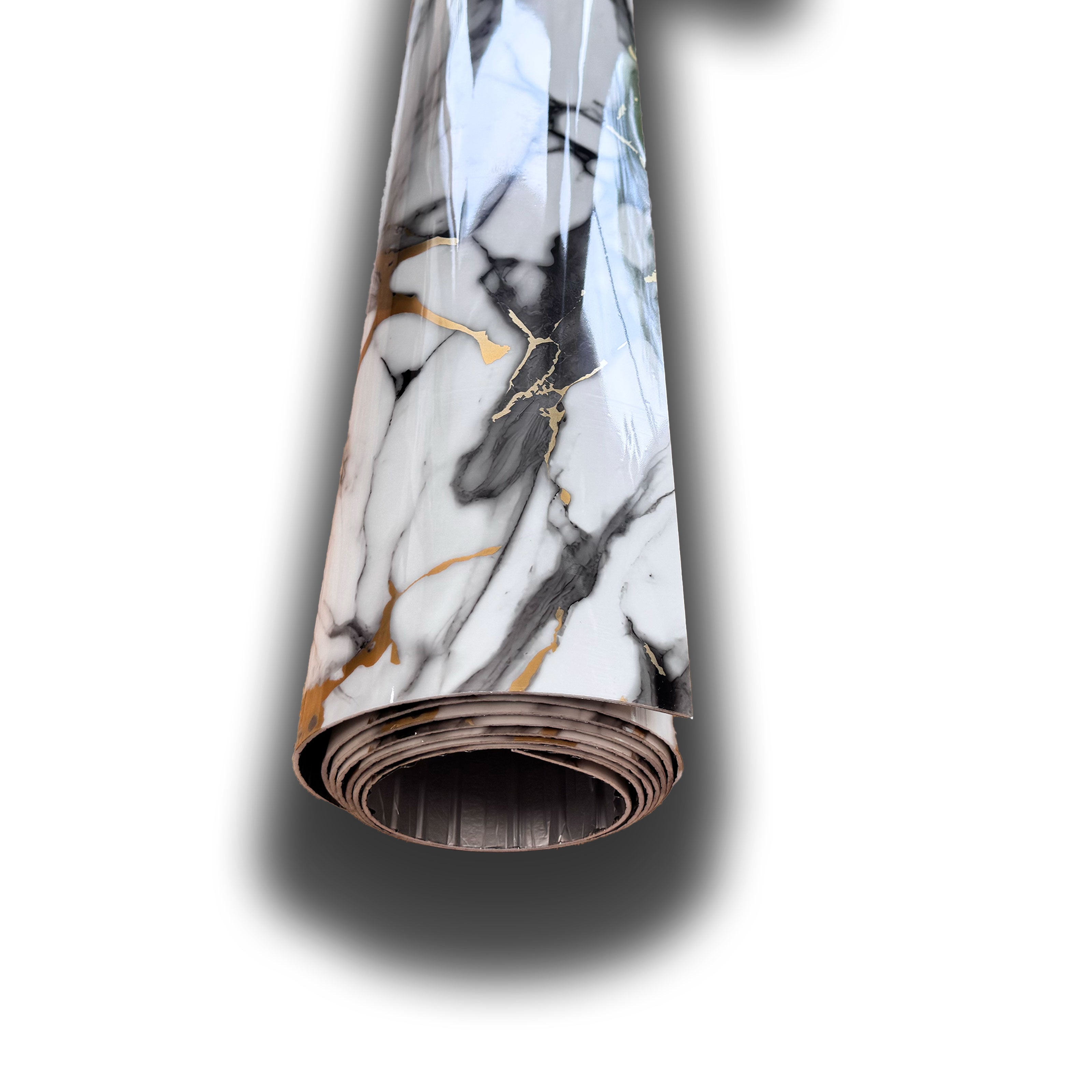 Rotolo da 3,6mq Rivestimento AUTOADESIVO in SXP thermo/acustico MARMO LUCIDO HI-RES 1200x3000x2,5mm HYDRO. Col. PD2027 - Eternal Parquet