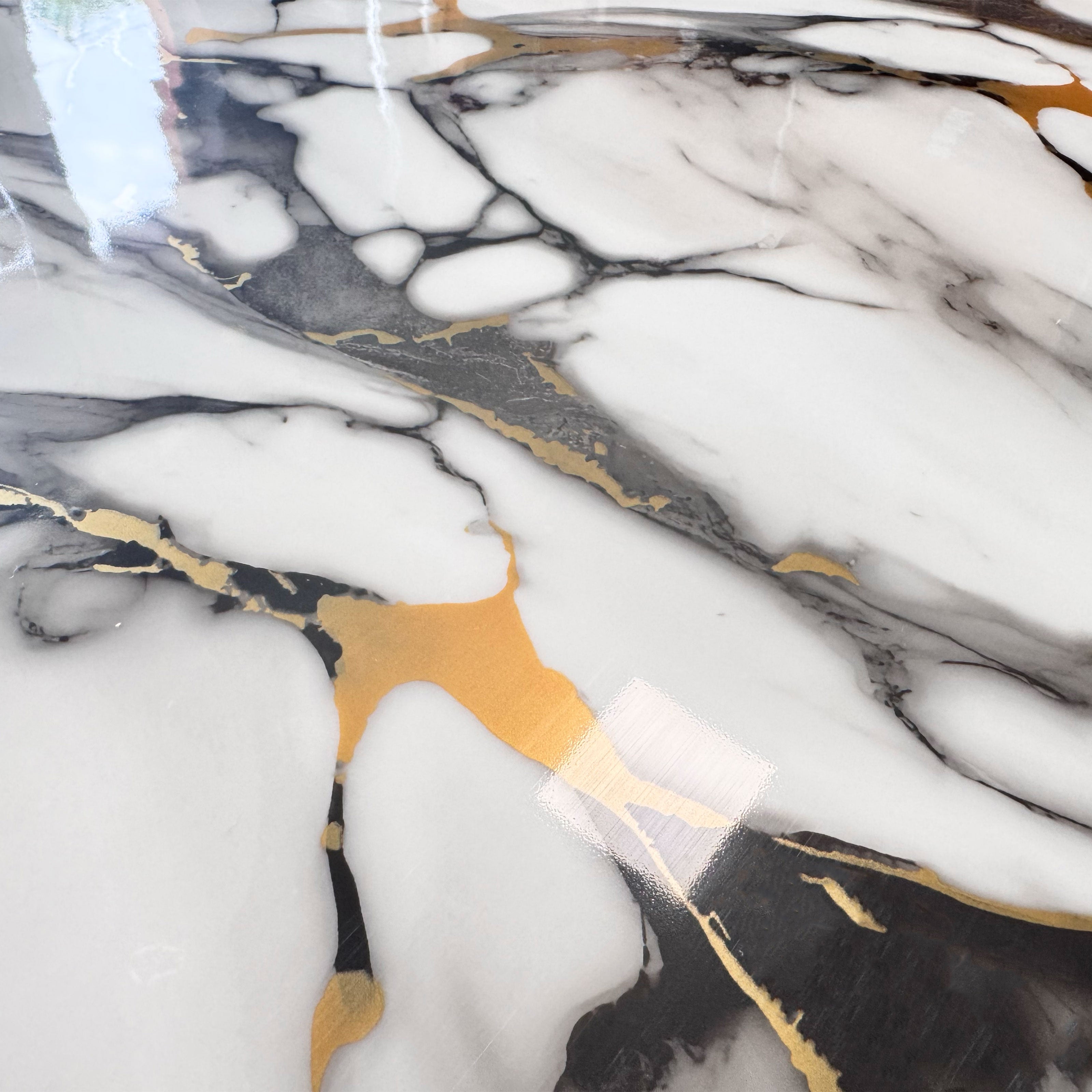 Rotolo da 3,6mq Rivestimento AUTOADESIVO in SXP thermo/acustico MARMO LUCIDO HI-RES 1200x3000x2,5mm HYDRO. Col. PD2027 - Eternal Parquet