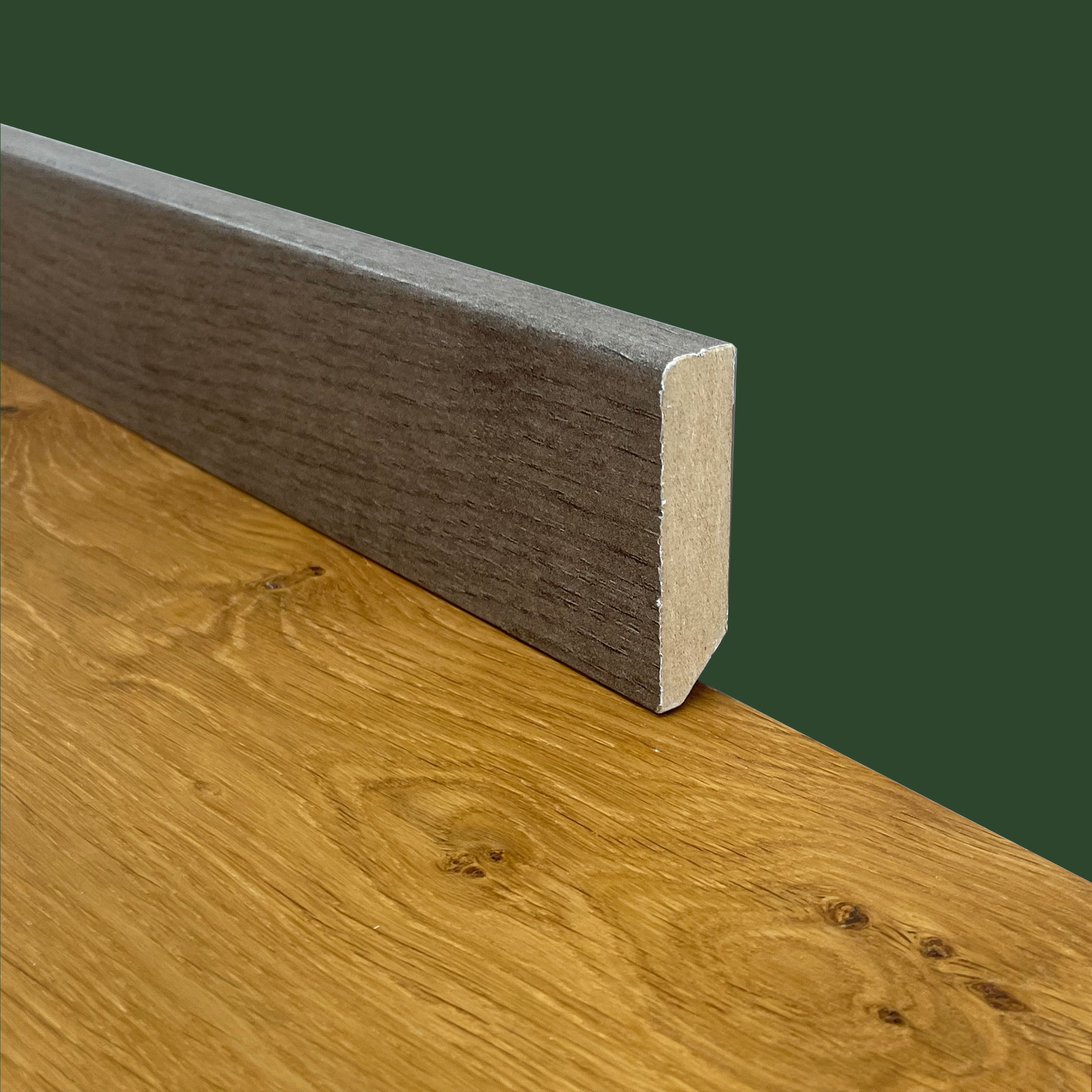 €1,29ml * MEGA STOCK AL METRO * BATTISCOPA Taglio Quadro in Fibra di legno 60x15 GRIGIO OMBRA INDUSTRIAL - Eternal Parquet