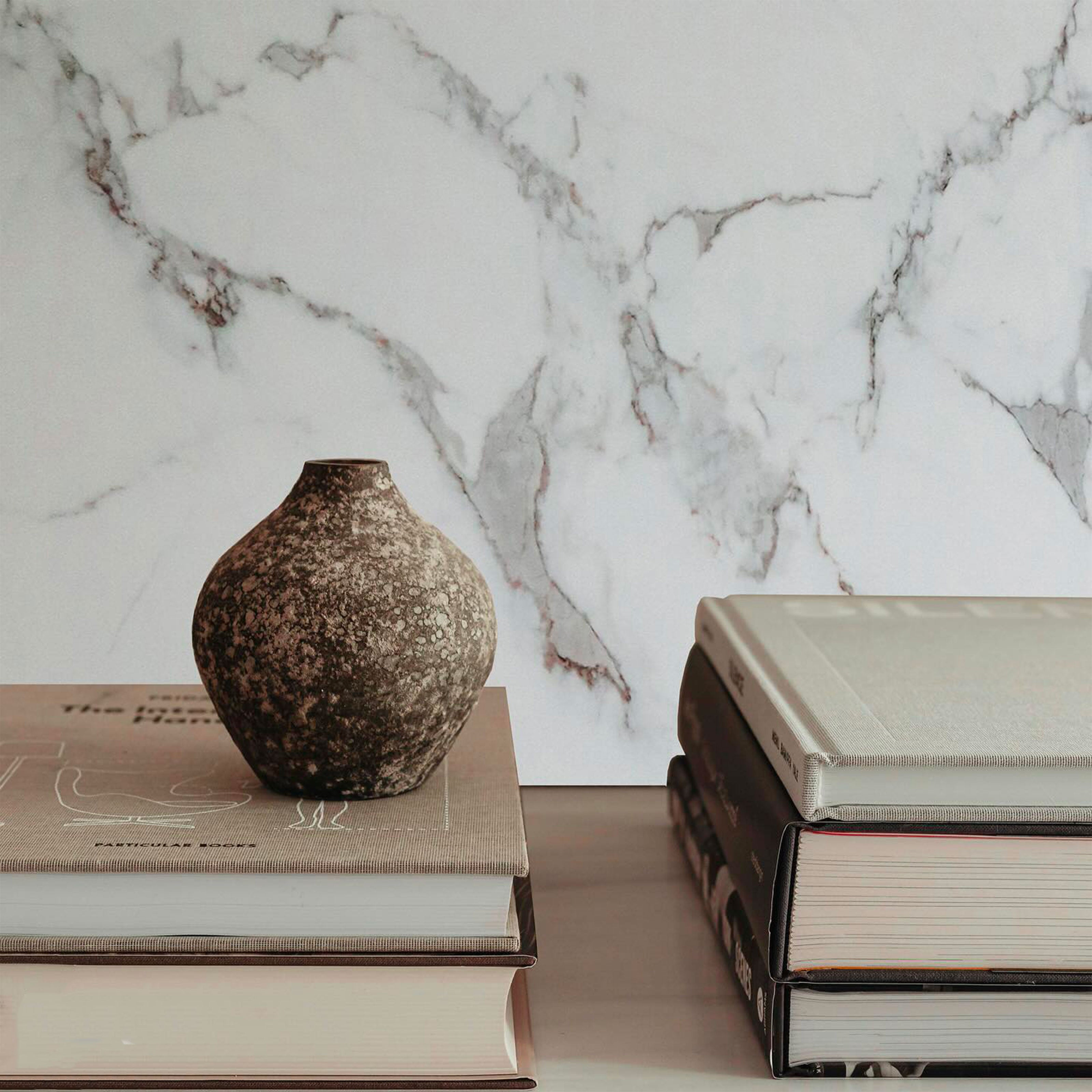 Pacco da n.4pz (2,9mq) Pannelli rivestimento in Polimeri Ultrarealistico effetto Marmo lucido 1220x600x4mm mod.ISCHIA - Eternal Parquet