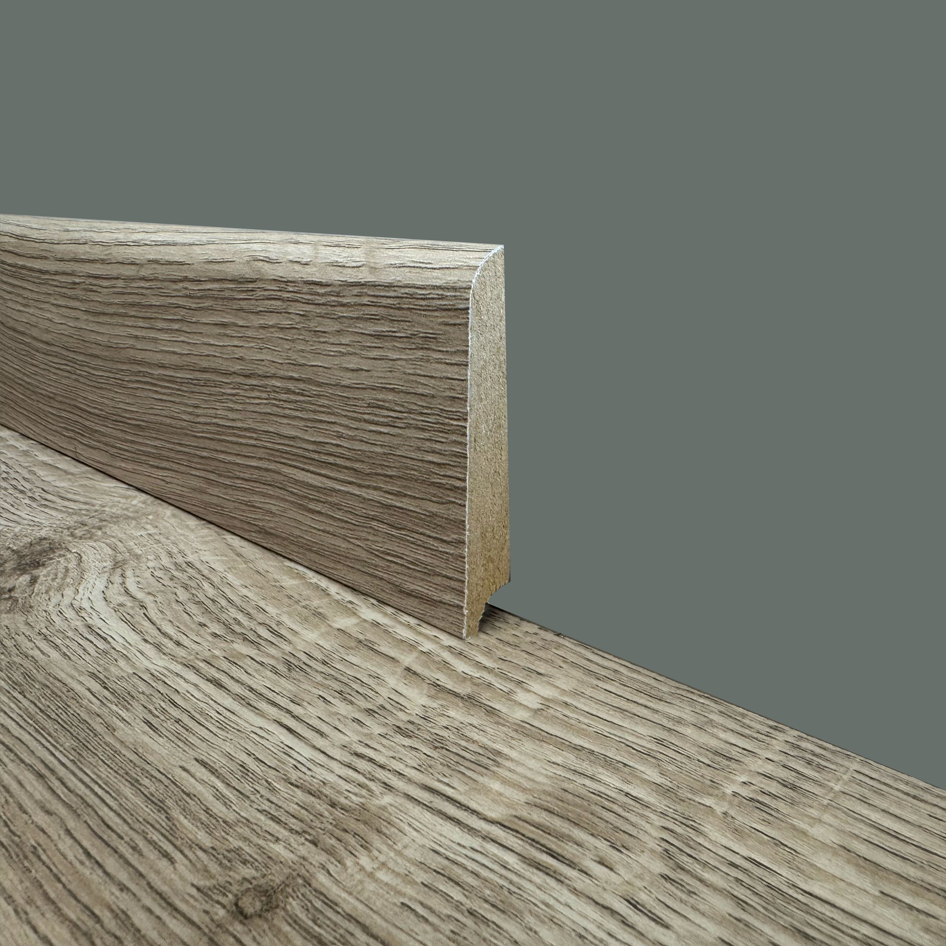 €2,99ml - BATTISCOPA in FIBRA DI LEGNO coordinato GAMMA LAMINATI 70x15 inclinato vari decori - Eternal Parquet