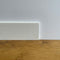 Battiscopa PREMIUM in legno MASSELLO squadrato 70x10 laccato bianco liscio (prezzo al metro) Eternal Parquet
