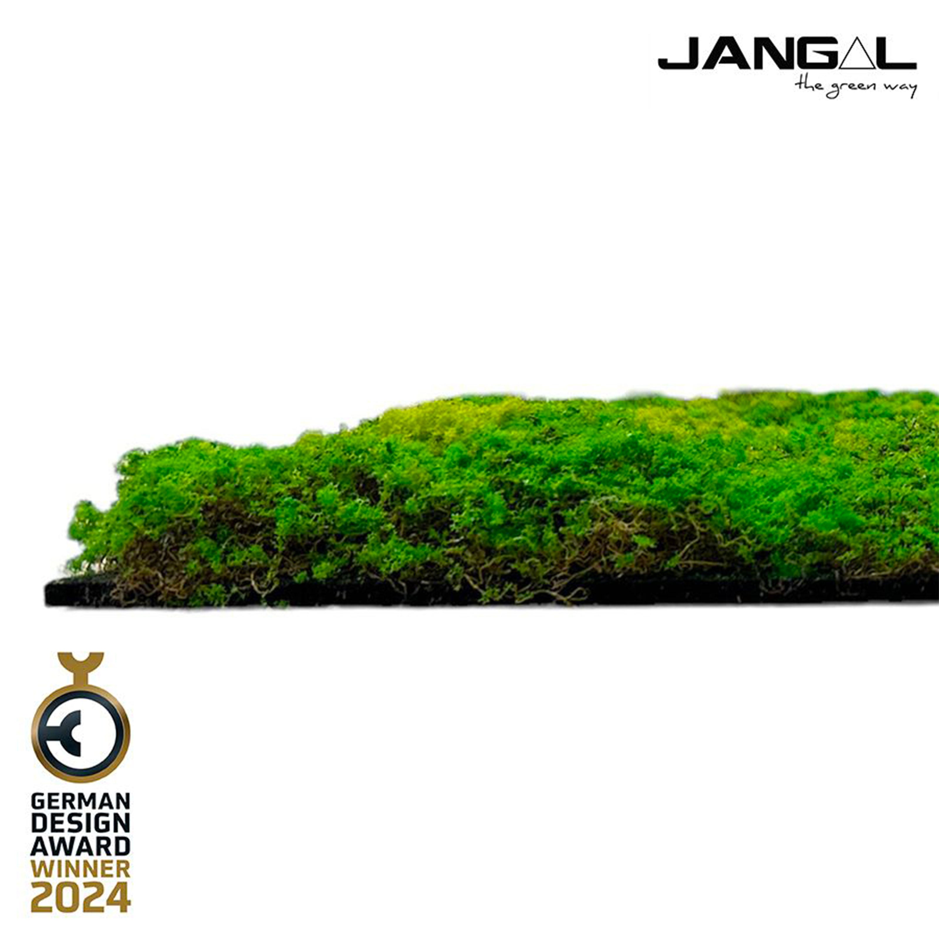 JANGAL Pannelli acustici Modulabili in FLORA sintetica ULTRAREALISTICA 52x52cm mod. LIGHT GREEN - Eternal Parquet