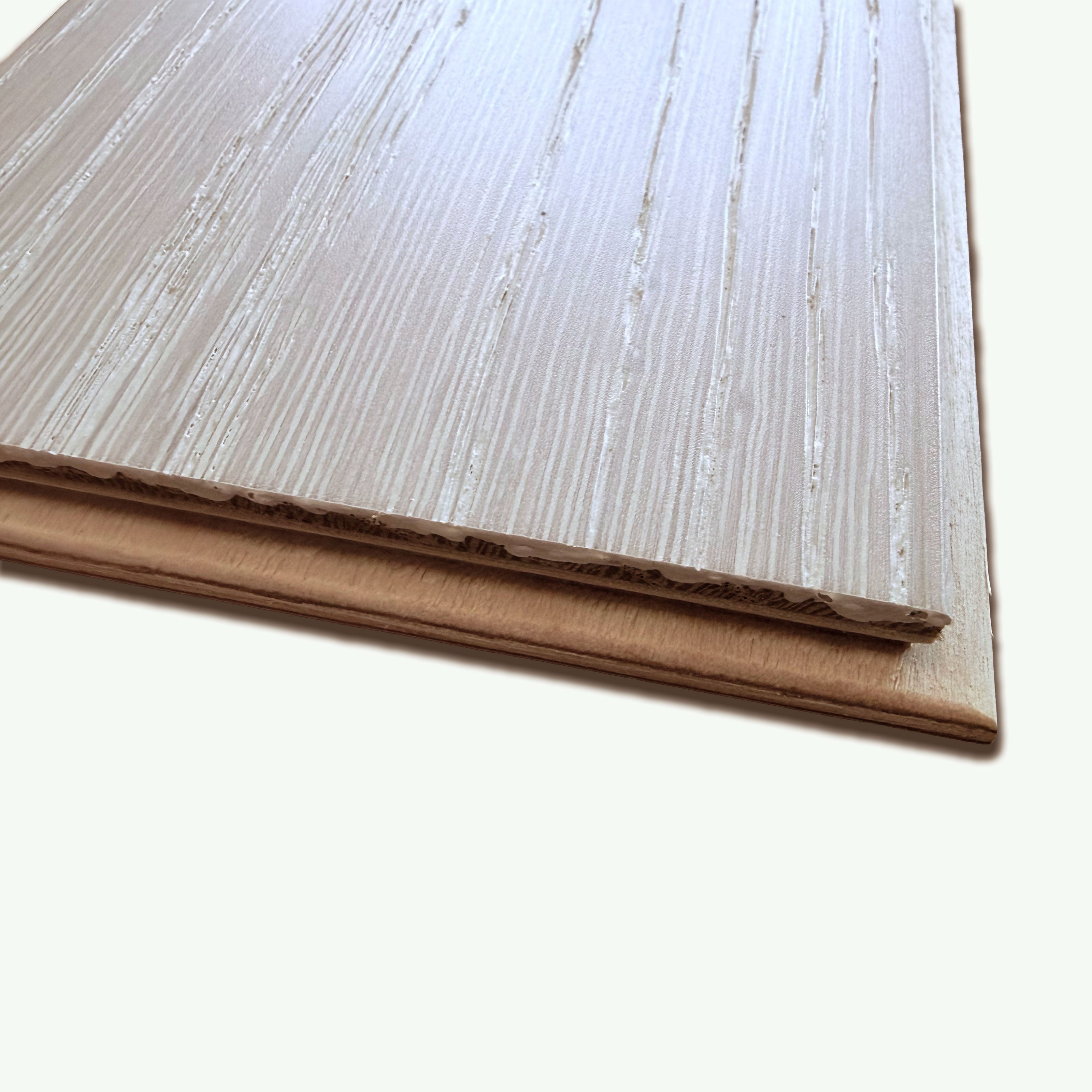 €29,99MQ *STOCK LUXURY* Lotti da 58mq Parquet ROVERE SBIANCATO spina italiana spazz. 14,5x90x900mm (3mm nobile) - Eternal Parquet