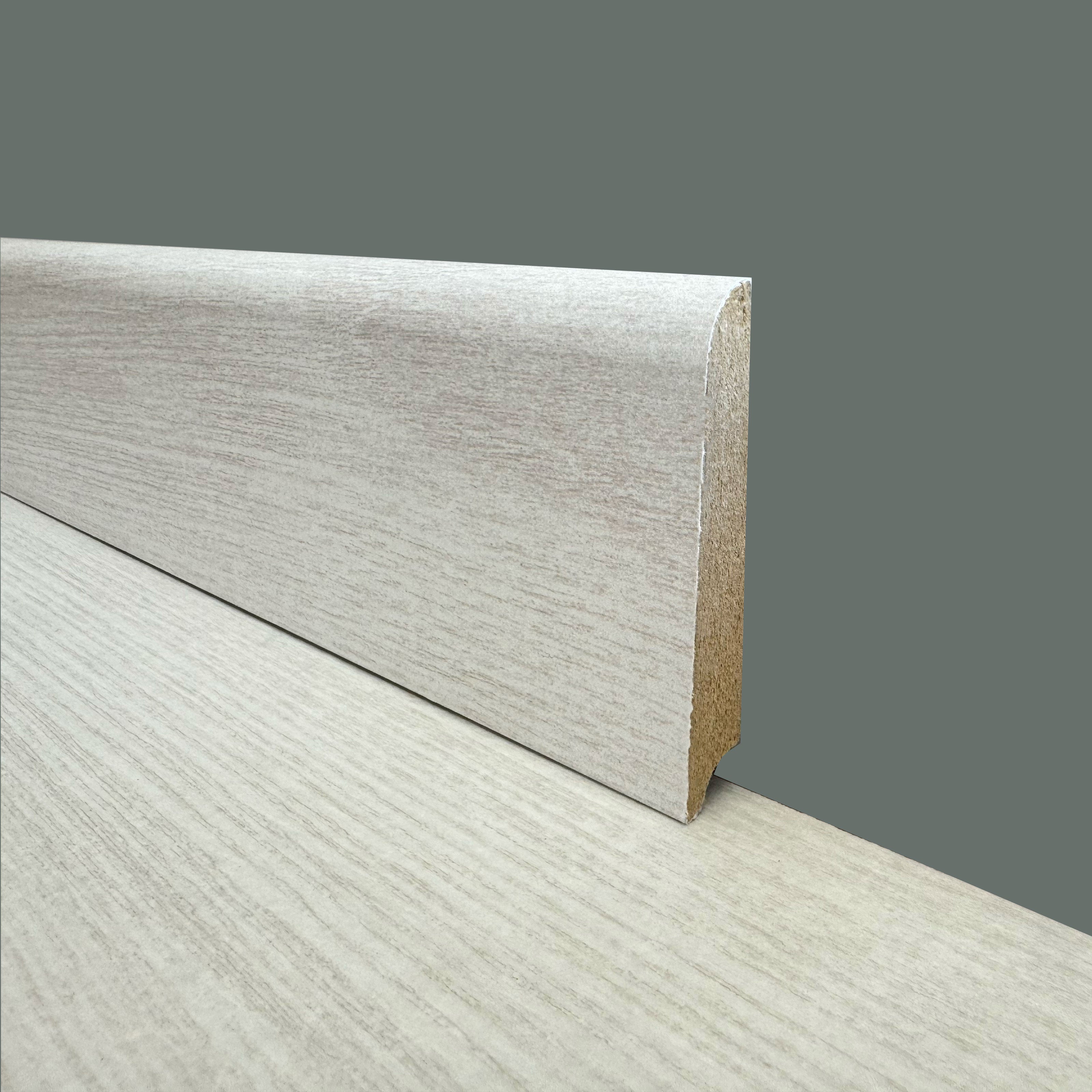 €2,99ml - BATTISCOPA in FIBRA DI LEGNO coordinato GAMMA LAMINATI 70x15 inclinato vari decori - Eternal Parquet