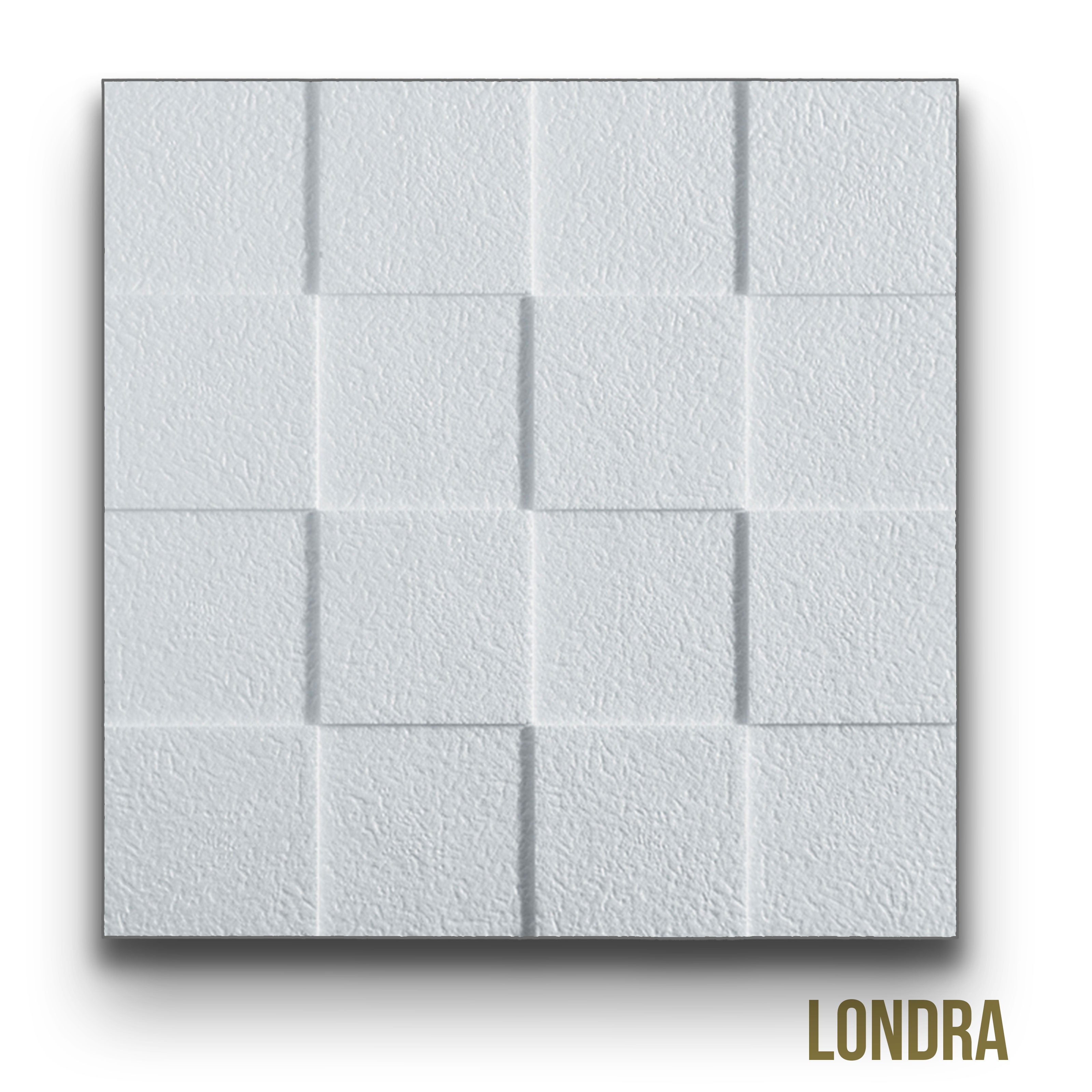 pacchi da 2mq di pannelli in polistirene a soffitto decorativi 3D isolanti con incastri 50x50cm x 1cm. - Eternal Parquet