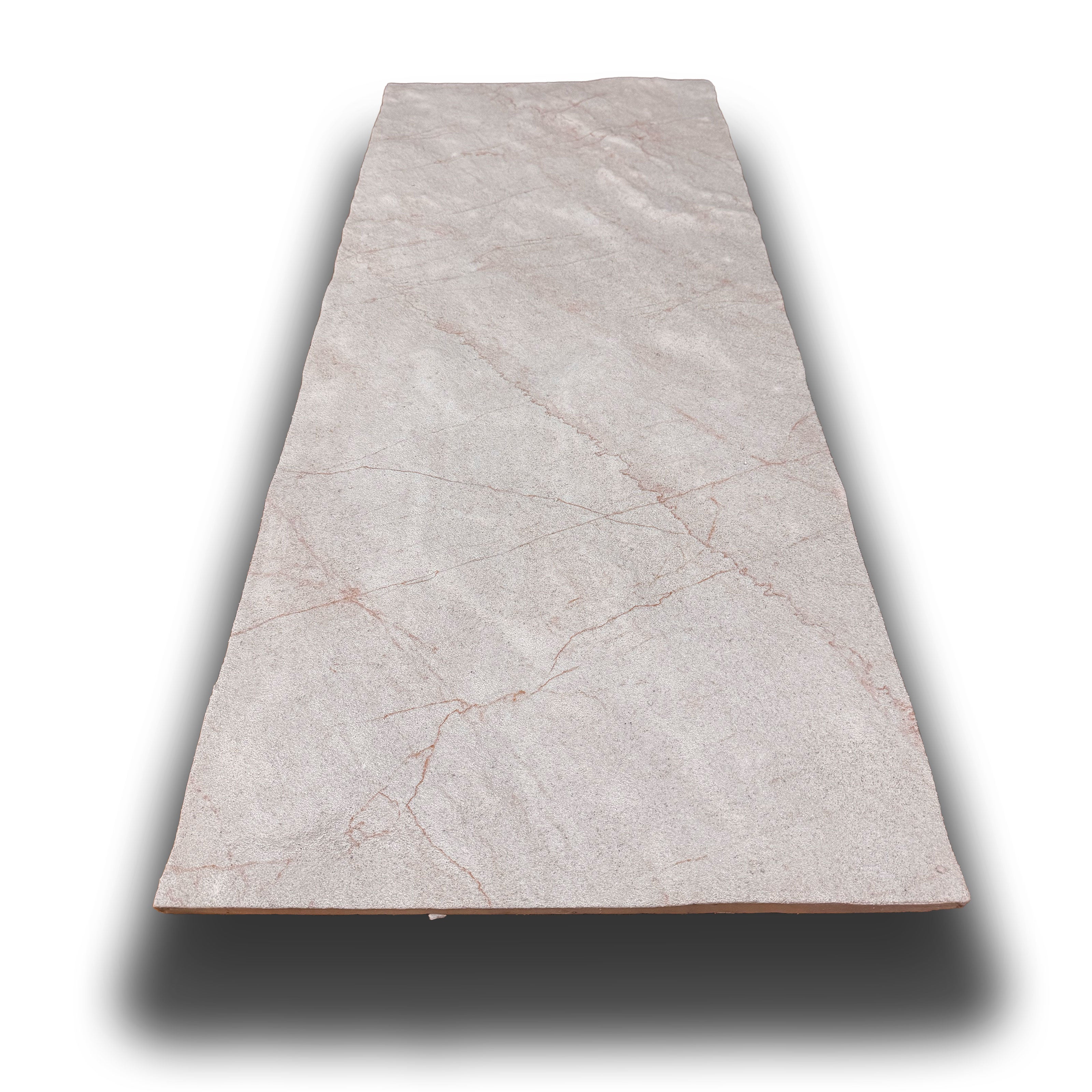 CAPPOTTO esterno - interno isolante in STYROFOAM 3D spess. 2,5cm (120x50cm) con resine e malta Marmo asciato sabbiato