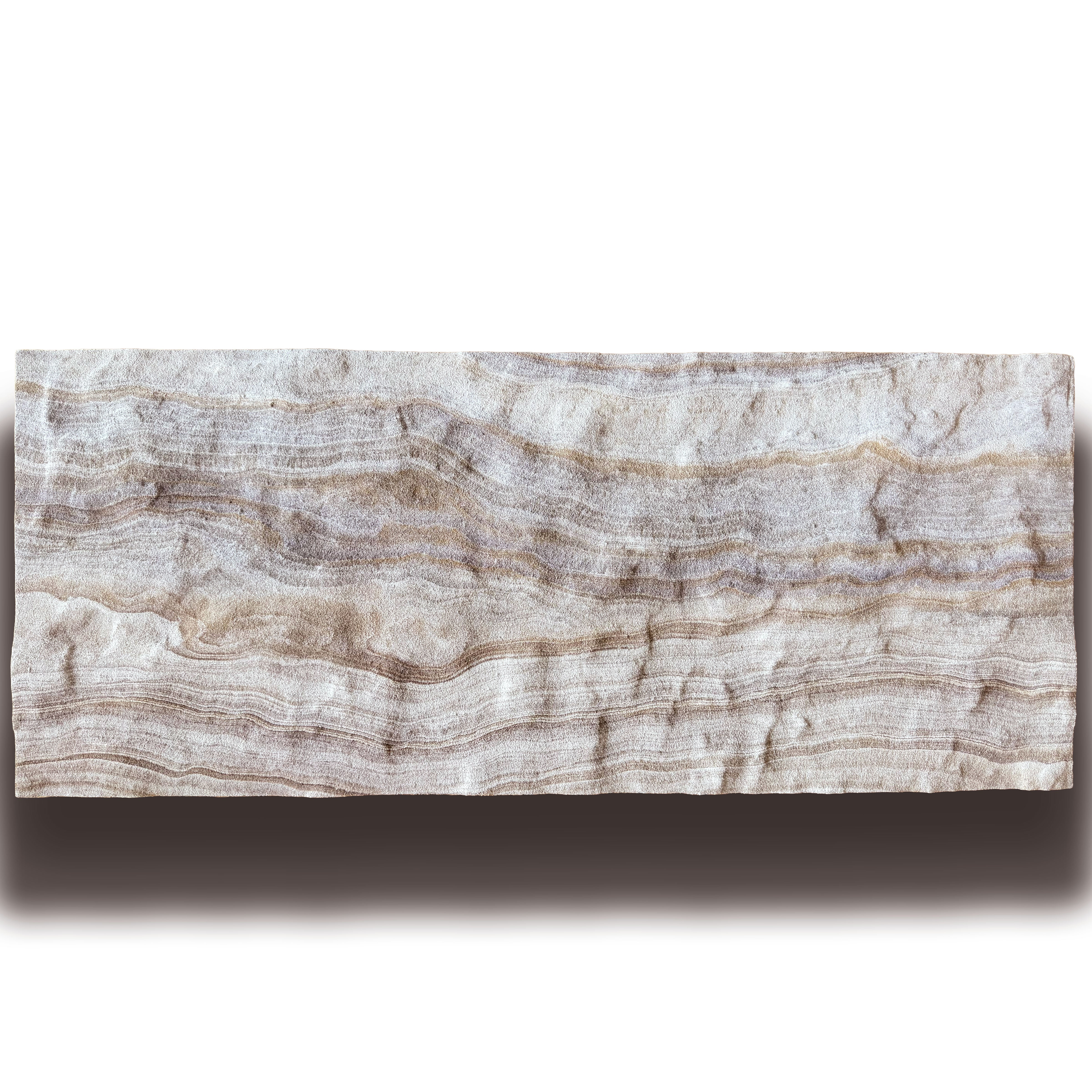 CAPPOTTO esterno - interno isolante in STYROFOAM 3D spess. 2,5cm (120x50cm) con resine e malta Marmo pregiato grezzo - Eternal Parquet