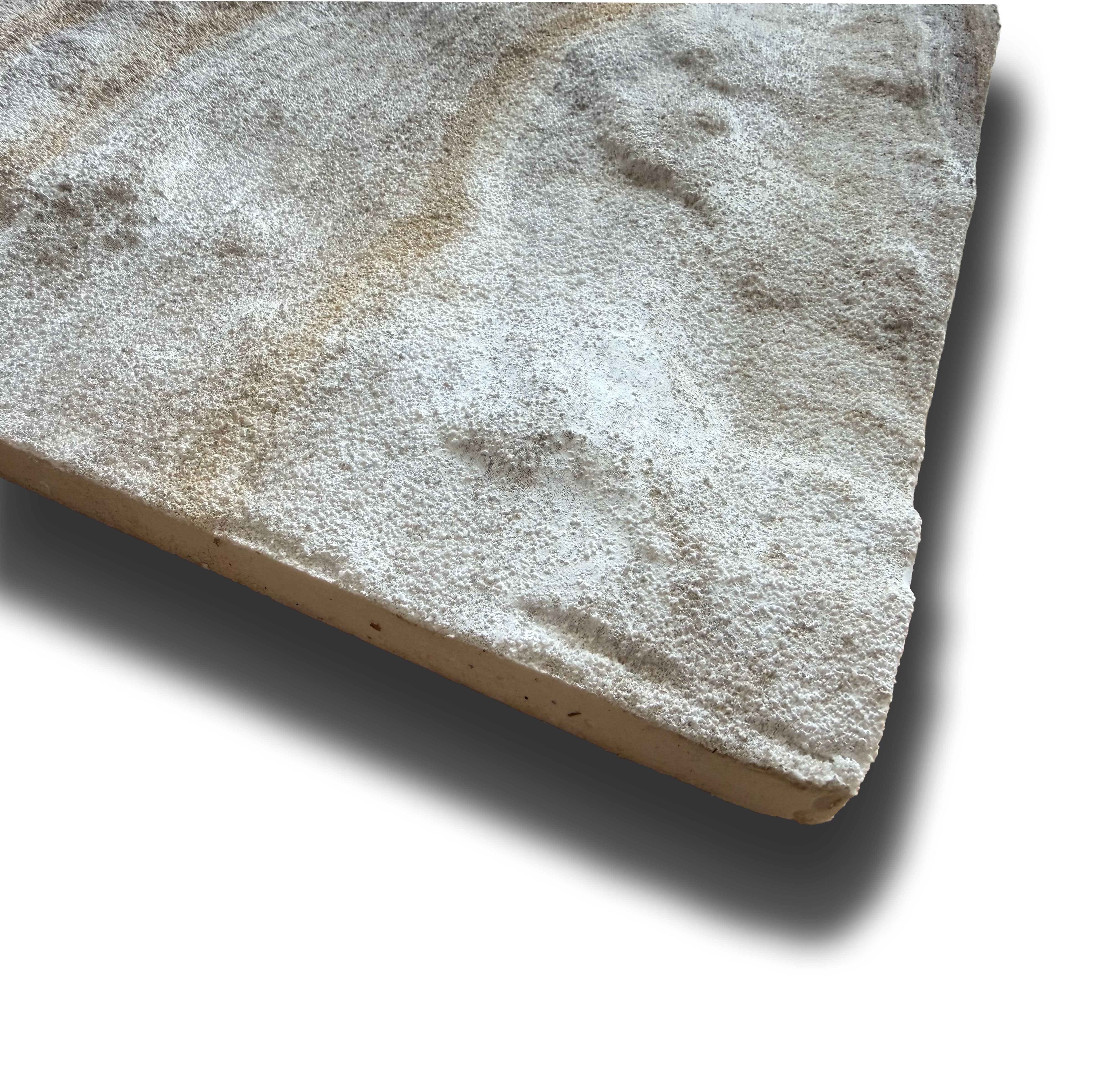 CAPPOTTO esterno - interno isolante in STYROFOAM 3D spess. 2,5cm (120x50cm) con resine e malta Marmo pregiato grezzo - Eternal Parquet