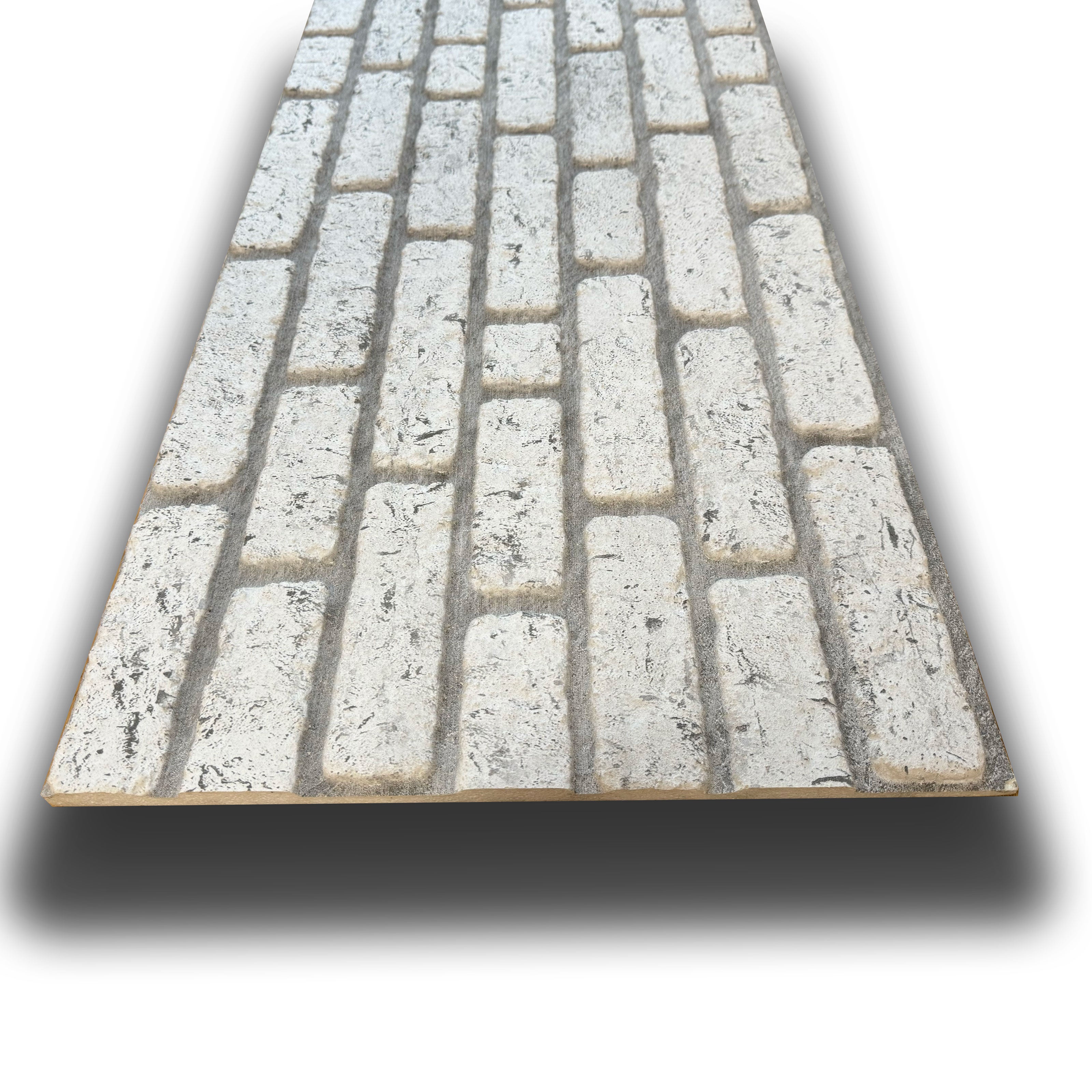 CAPPOTTO esterno - interno isolante in STYROFOAM 3D da 2cm con sabbiatura e malta mattoni Bianchi antichi - Eternal Parquet