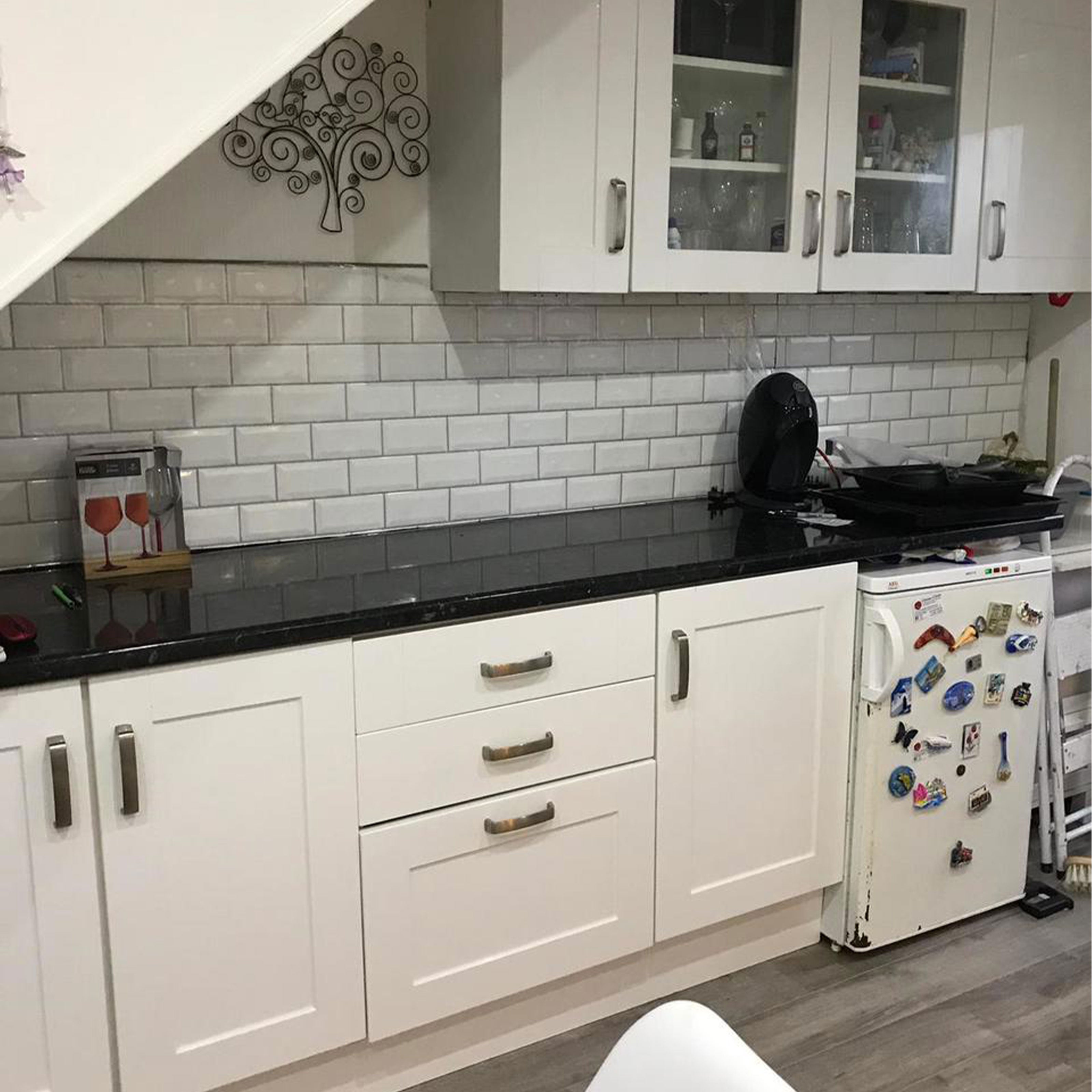 Pannelli 3D Rivestimento a parete in PVC effetto PIASTRELLE CERAMICA 96x48cm Realistici, isolanti, idrorepellenti. - Eternal Parquet