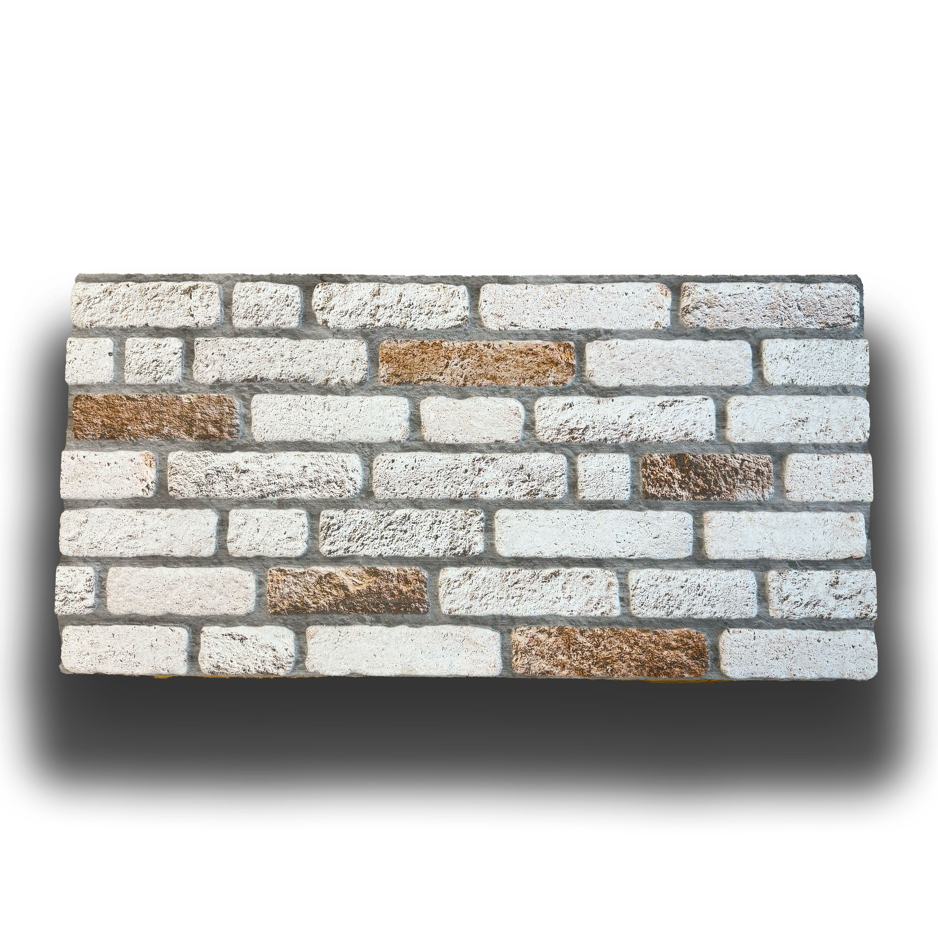 CAPPOTTO esterno - interno isolante in STYROFOAM 3D da 2cm con sabbiatura e malta mattoni bianchi misti - Eternal Parquet