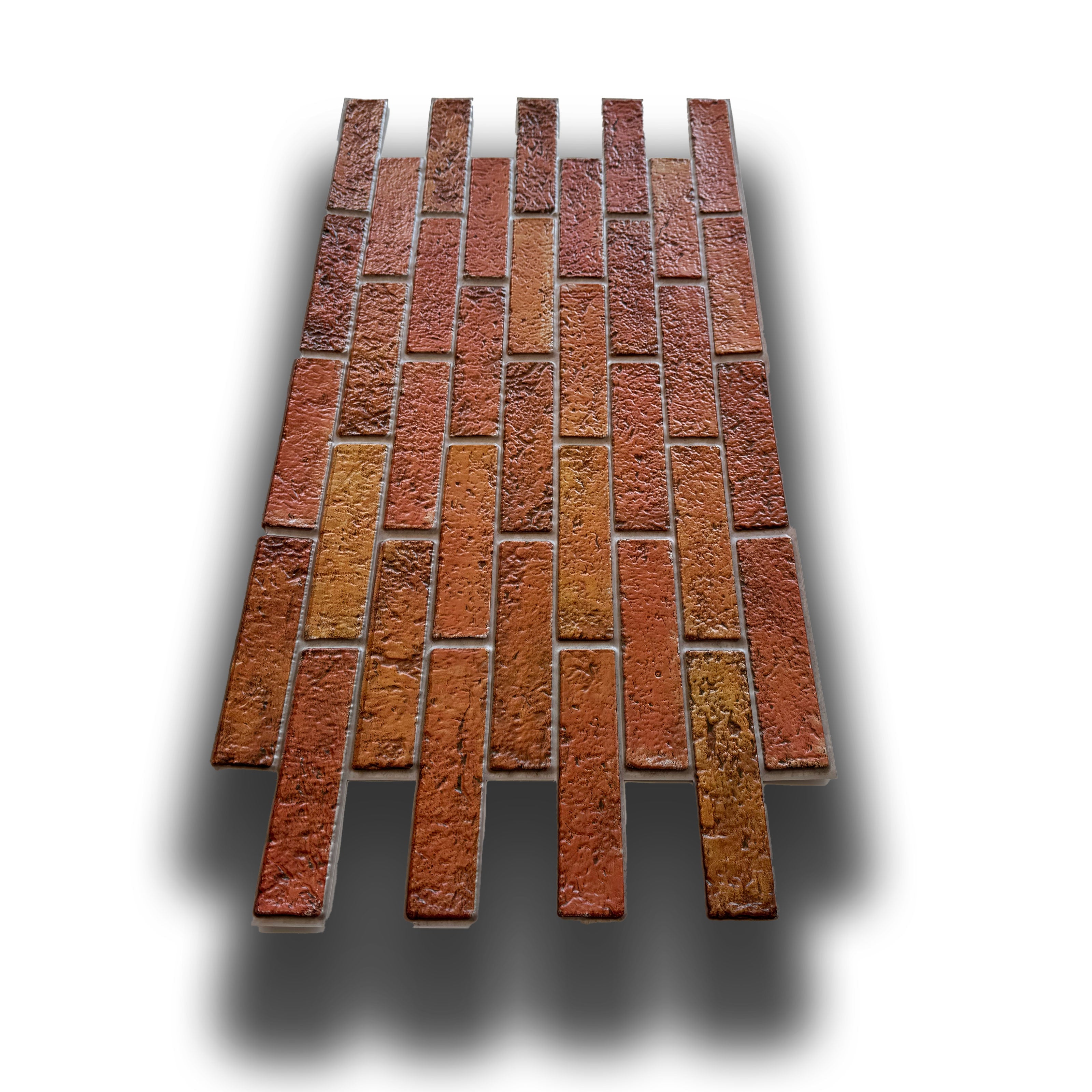 Pannelli 3D Rivestimento a parete in PVC effetto MATTONI USURATI 96x48cm Realistici, isolanti, idrorepellenti. - Eternal Parquet