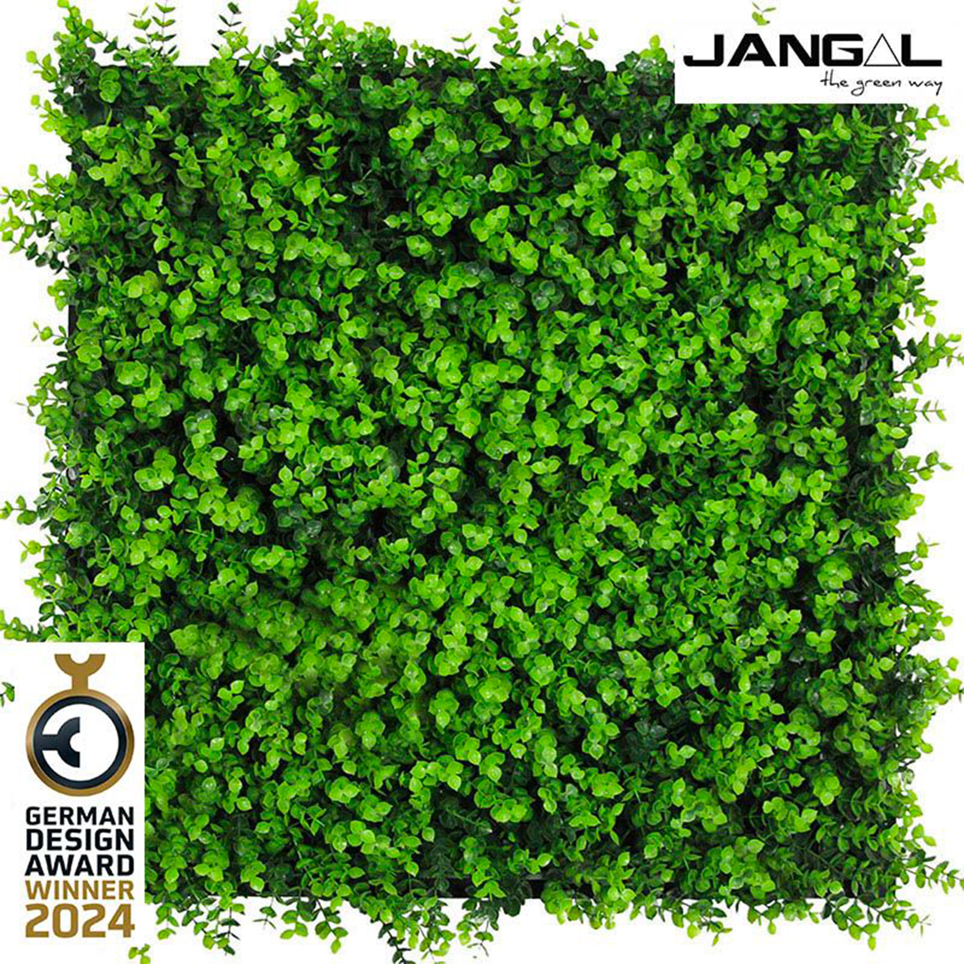 JANGAL Pannelli acustici Modulabili in FLORA sintetica ULTRAREALISTICA 52x52cm mod. MIXED BUXUS - Eternal Parquet