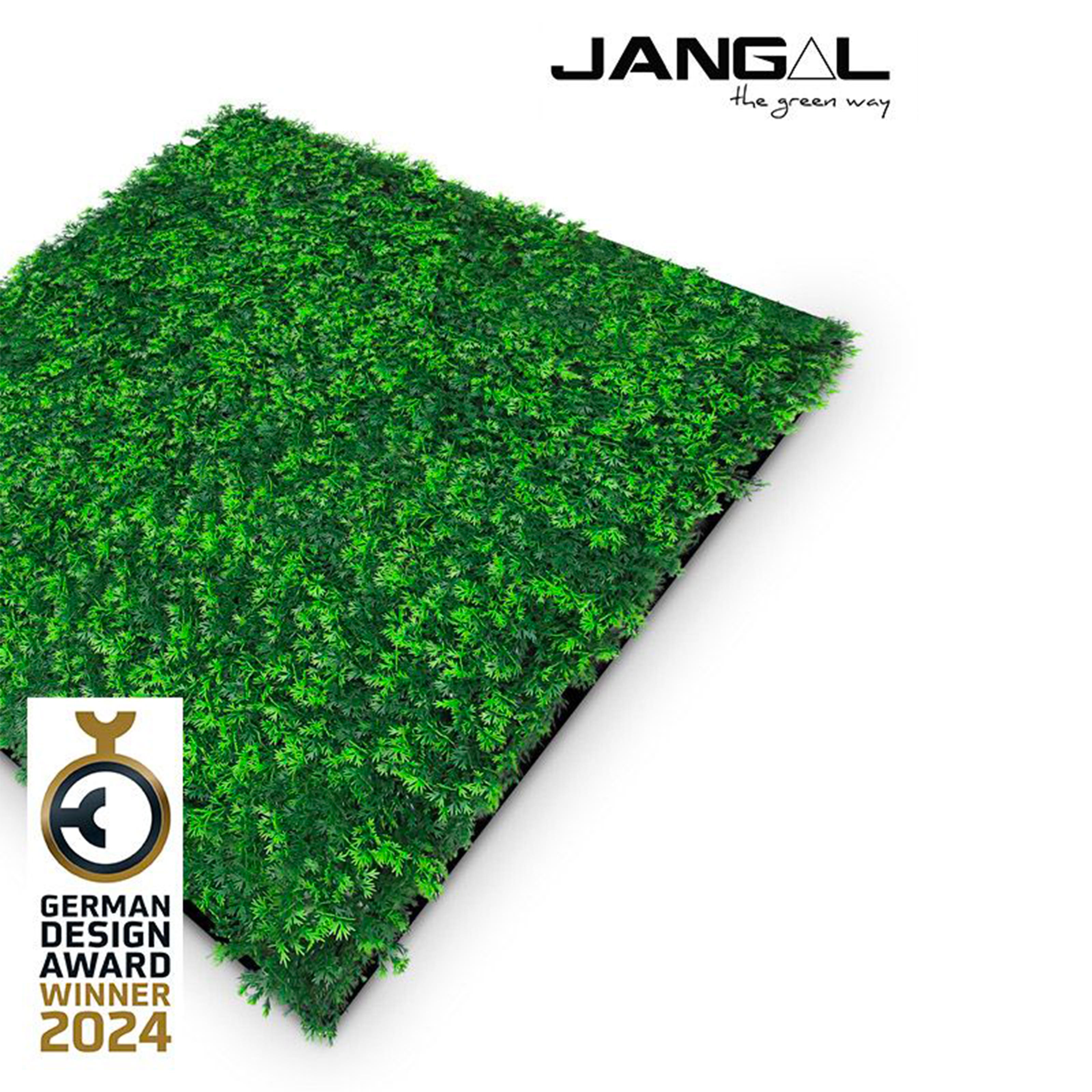 JANGAL Pannelli acustici Modulabili in FLORA sintetica ULTRAREALISTICA 52x52cm mod. DESIGN GRASS - Eternal Parquet