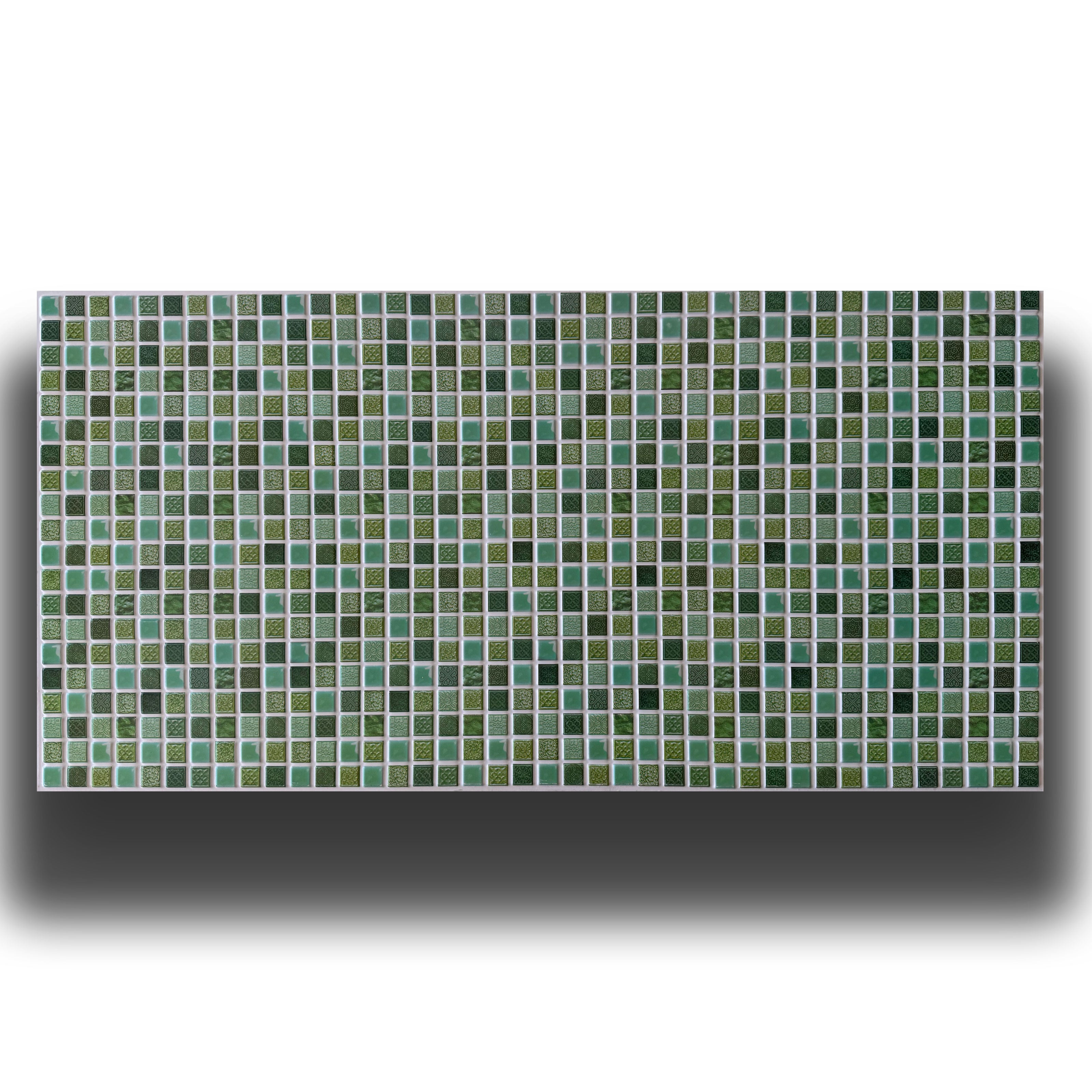 Pannelli 3D Rivestimento a parete in PVC effetto MONOCOTTURA MOSAICO 96x48cm Realistici, isolanti, idrorepellenti. - Eternal Parquet