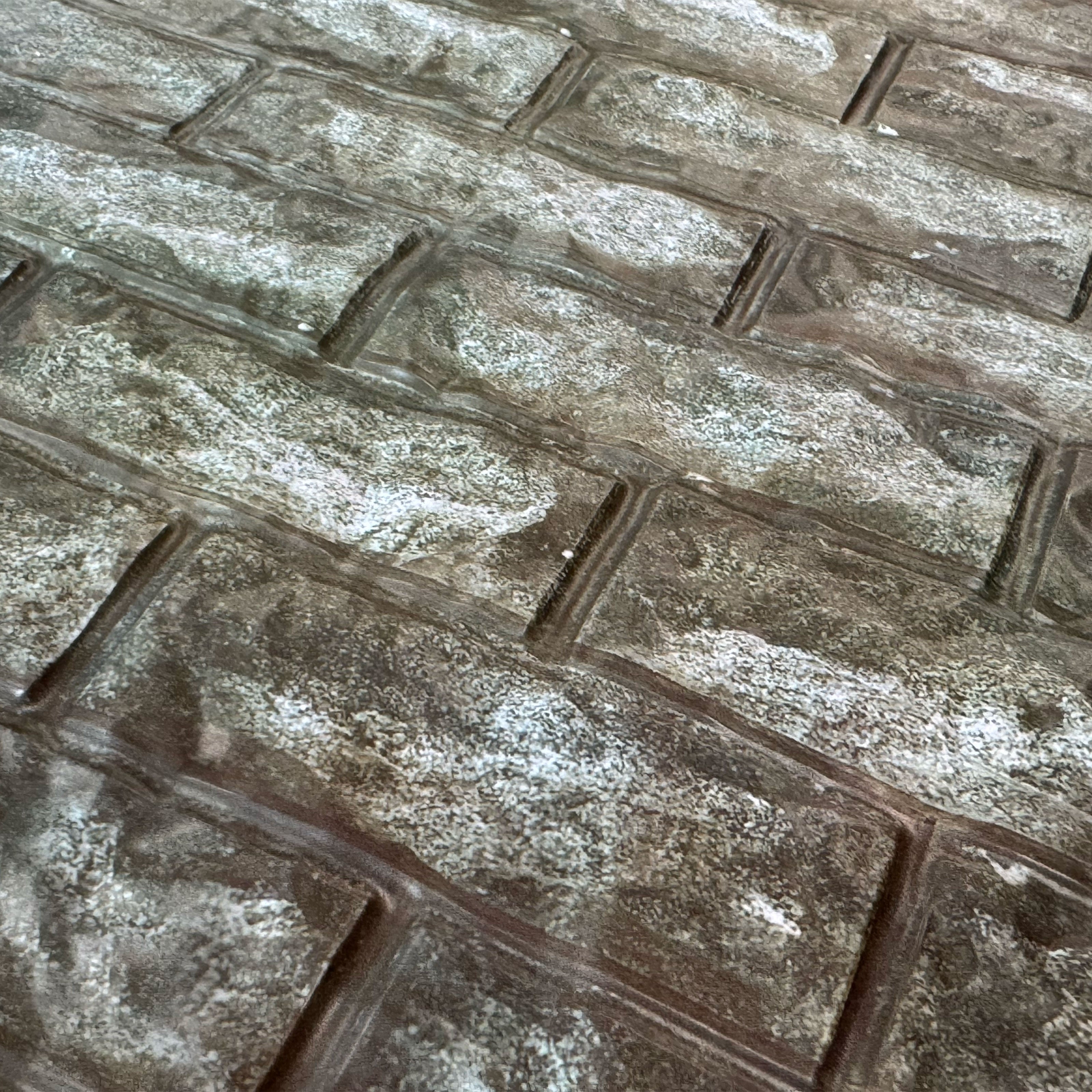 Piastrelle 3D a rilievo AUTOADESIVE in PVC 30x30cm Pietra, mattoni, marmo. Idrorepellenti - Eternal Parquet