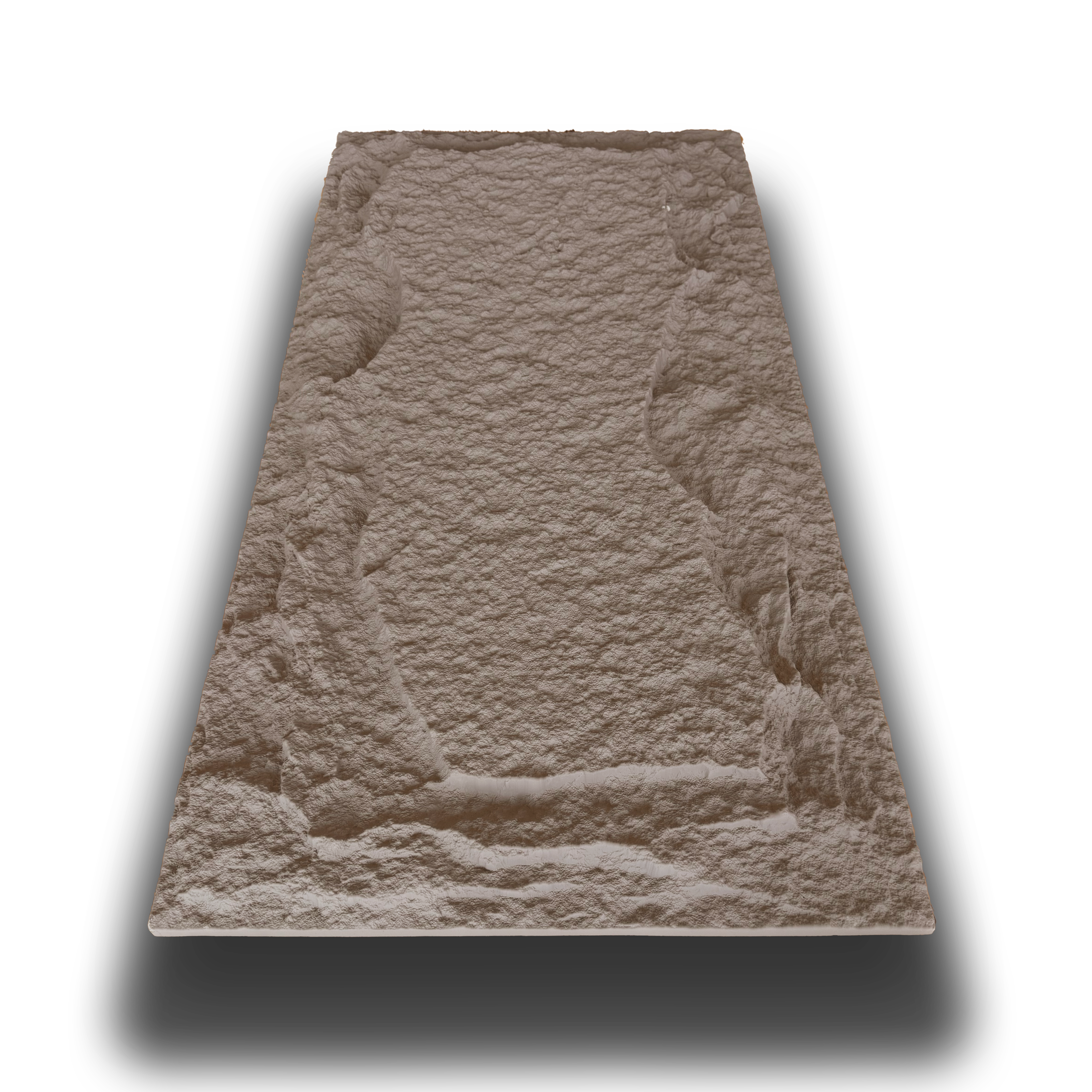 pannello di Rivestimento interno-esterno in PU effetto pietra CEMENTO ultrarealistico ed isolante 60x120cm in 3 modelli - Eternal Parquet